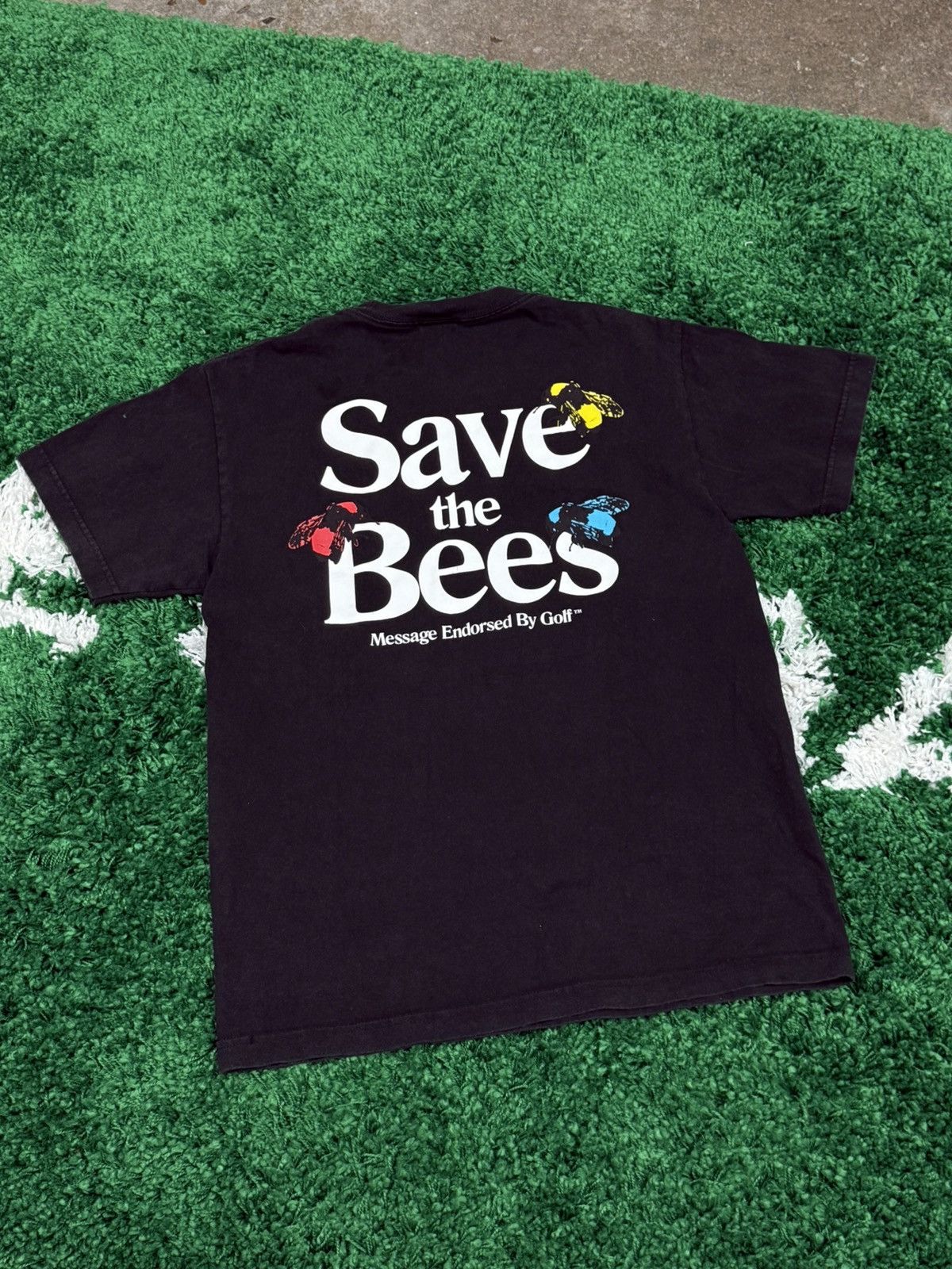 Golf Wang Save The Bees Black Honey Tee Medium Tyler Creator