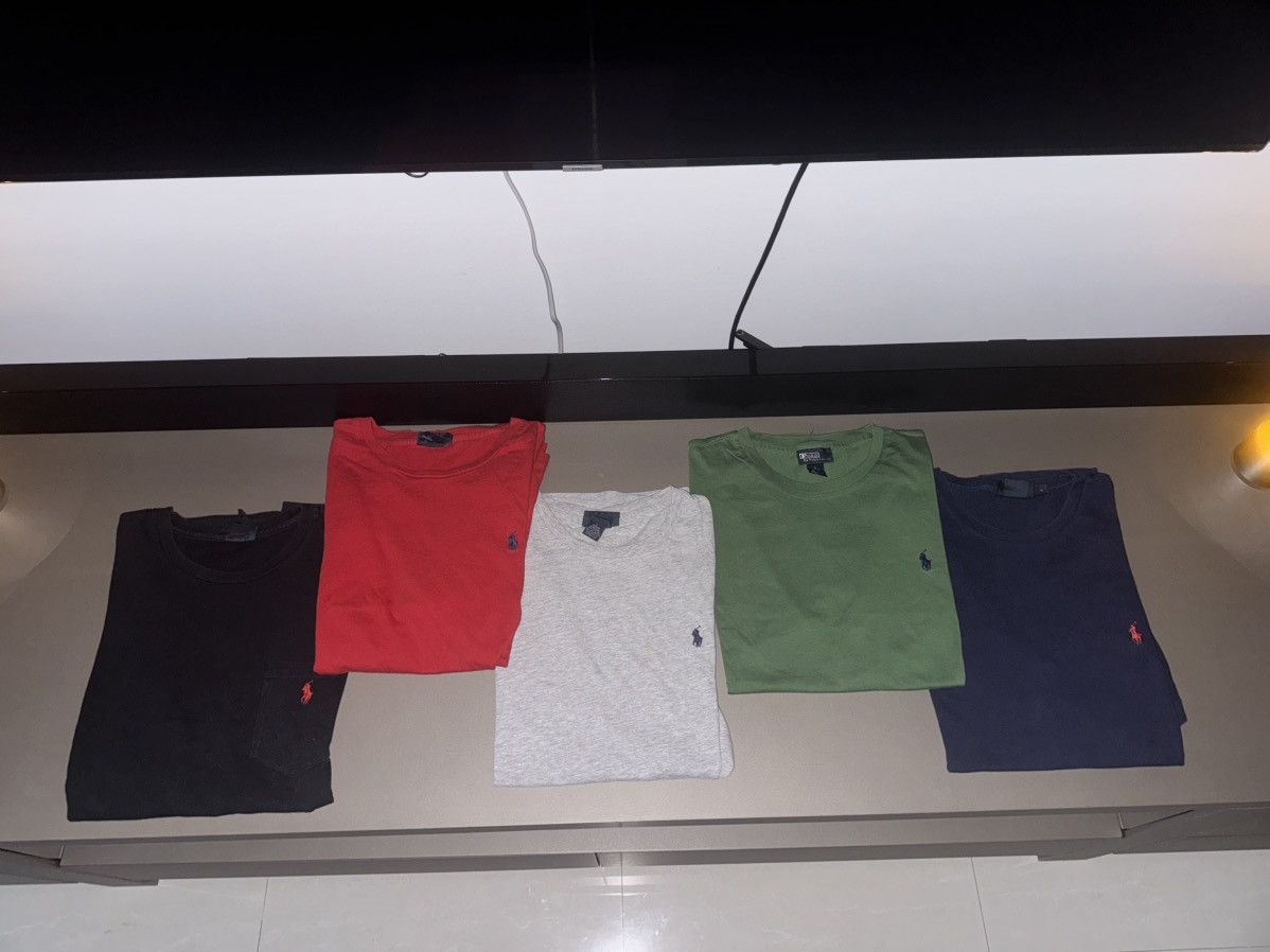 Polo Ralph Lauren Vintage Polo Ralph Lauren Lot of 5 Tshirts Size US L / EU 52-54 / 3 - 1 Thumbnail