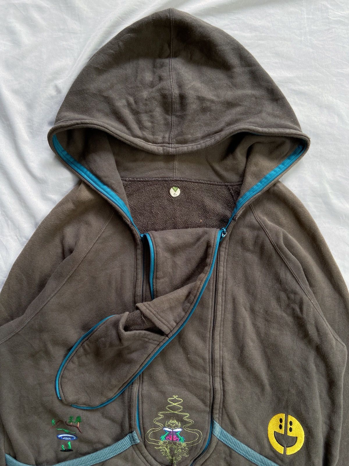 Japanese Brand JAPANESE MASK ARCHIVE ZIP HOODIE Size US L / EU 52-54 / 3 - 3 Thumbnail