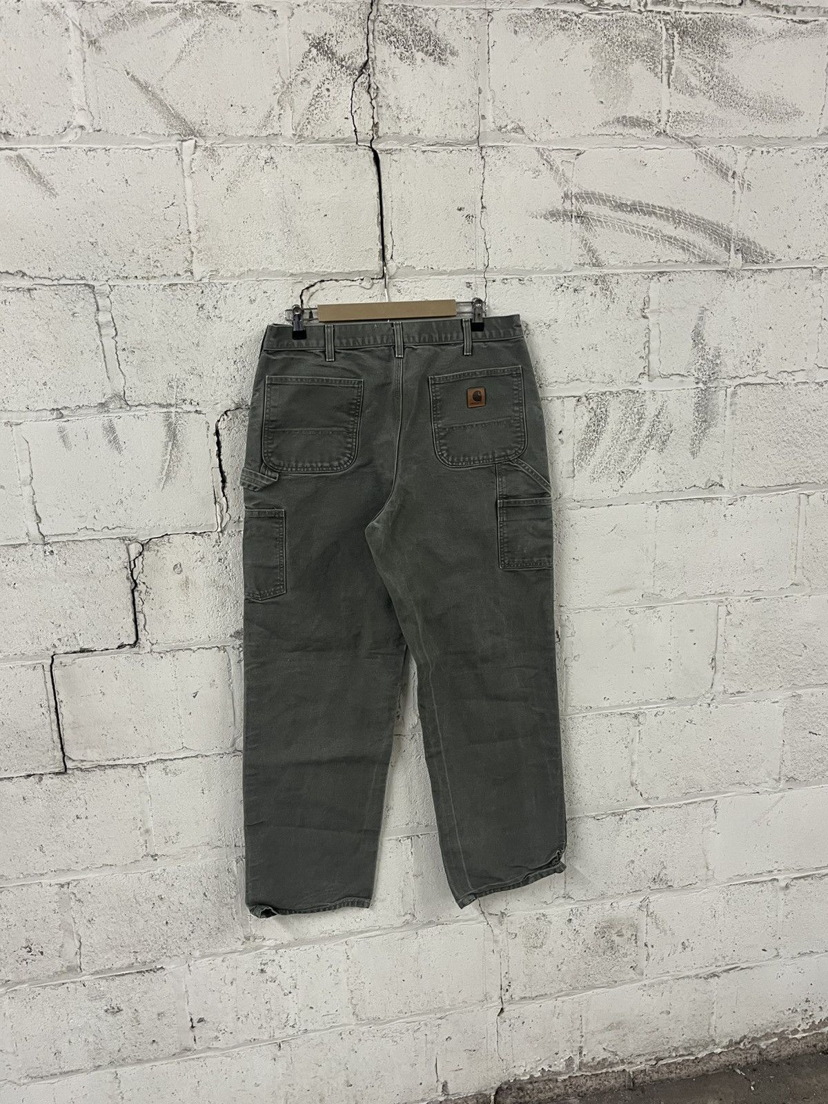 Carhartt Carhartt carpenter cargo pants vintage baggy moss green Size US 34 / EU 50 - 2 Thumbnail
