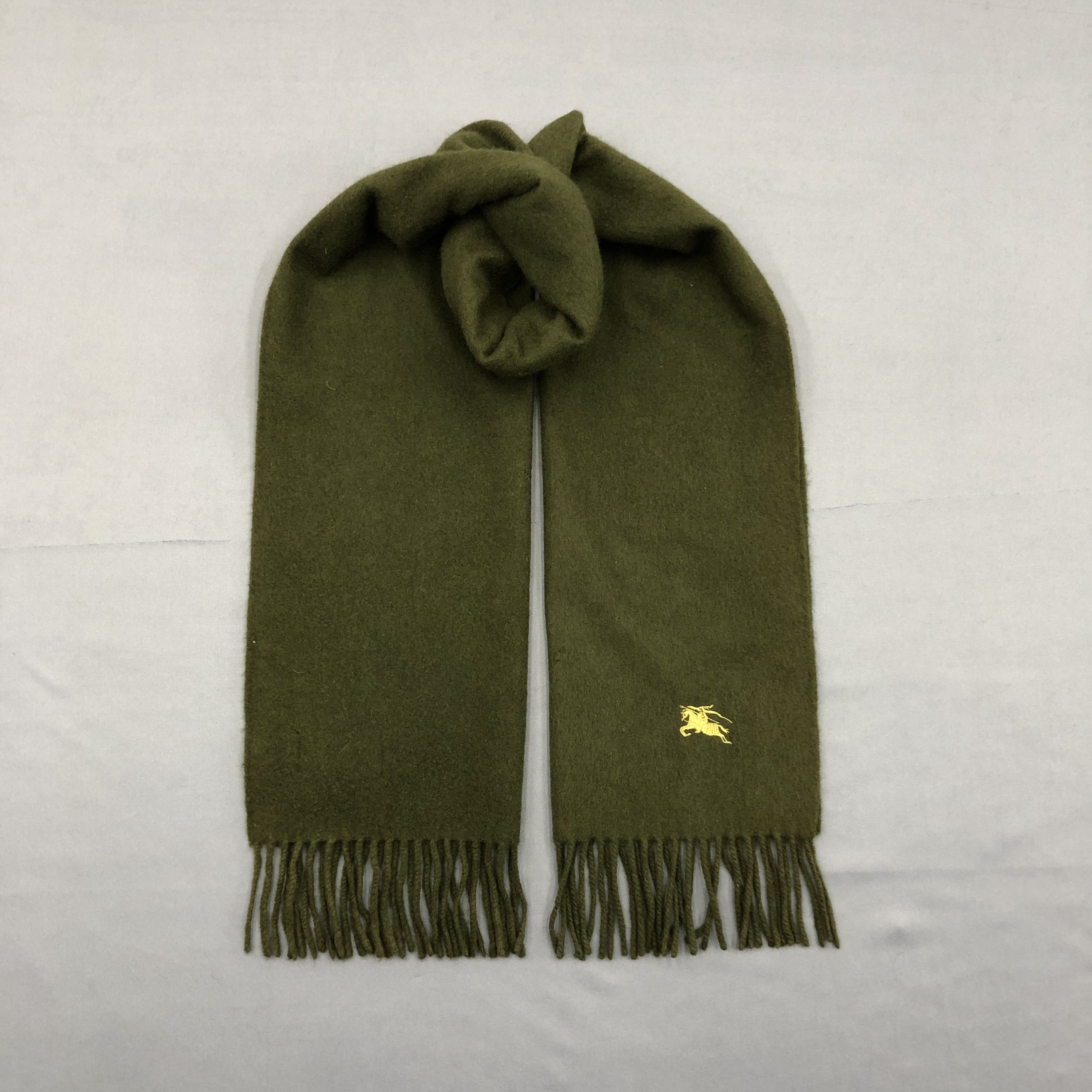 Burberry × Vintage Vintage Burberry Scarf Muffler Cashmere Scarves Size ONE SIZE - 1 Thumbnail