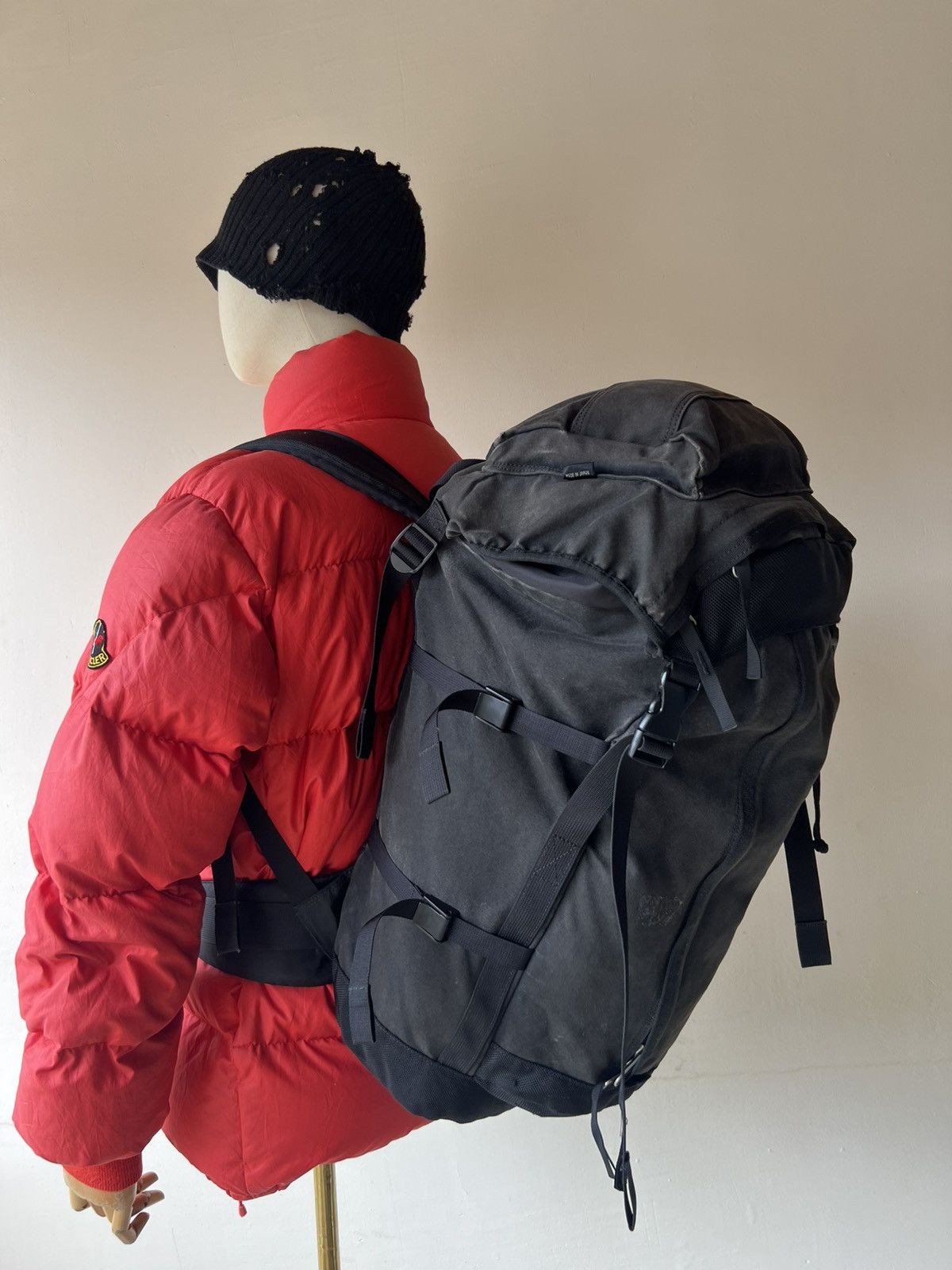Porter Porter by Yoshida Travel Backpack Distressed Faded Black Size ONE SIZE - 2 Thumbnail