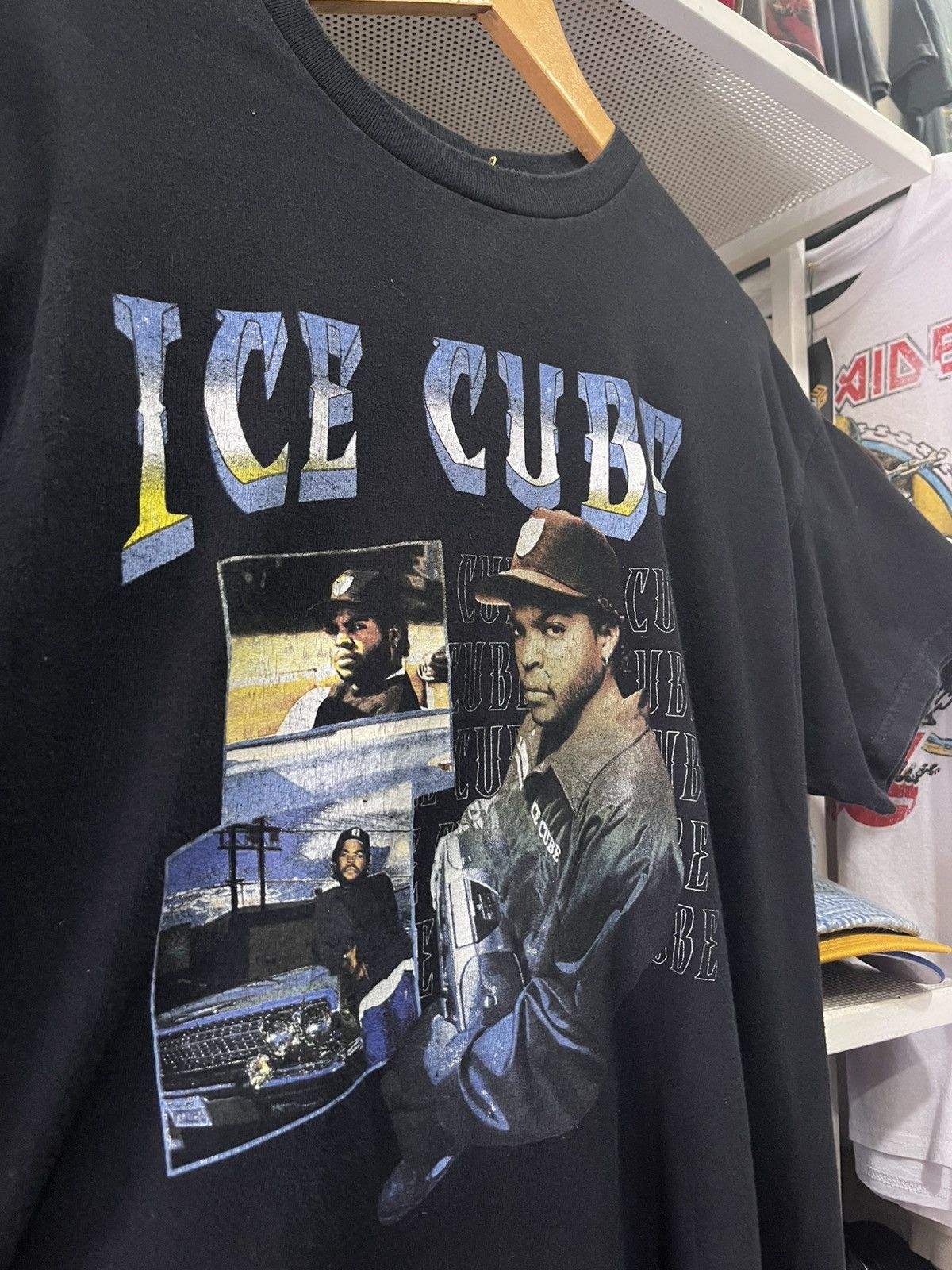 Band Tees Ice Cube Tshirt Mens Y2K Black Hip Hop Rap Musician Graphic Size US L / EU 52-54 / 3 - 2 Thumbnail