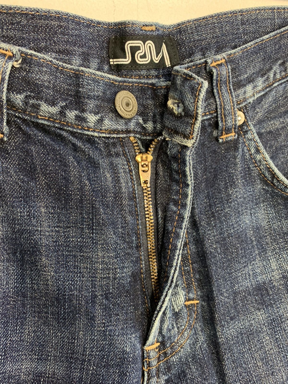 Japanese Brand Hype 90s RNA Inc Distressed Indigo Denim Size US 32 / EU 48 - 7 Thumbnail