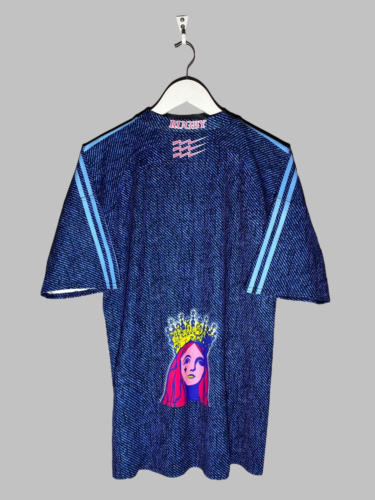 Adidas × Vintage Adidas Paris SF Stade Francais 2008/09 Andy Warhol Rugby Size US M / EU 48-50 / 2 - 2 Thumbnail