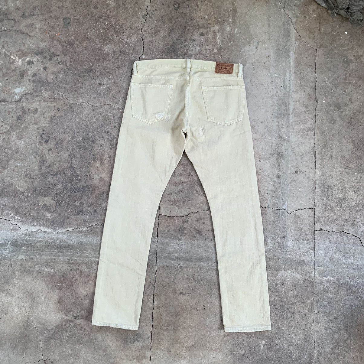Ralph Lauren Polo RL S American distressed Selvedge Denim Jeans Size US 33 - 9 Thumbnail