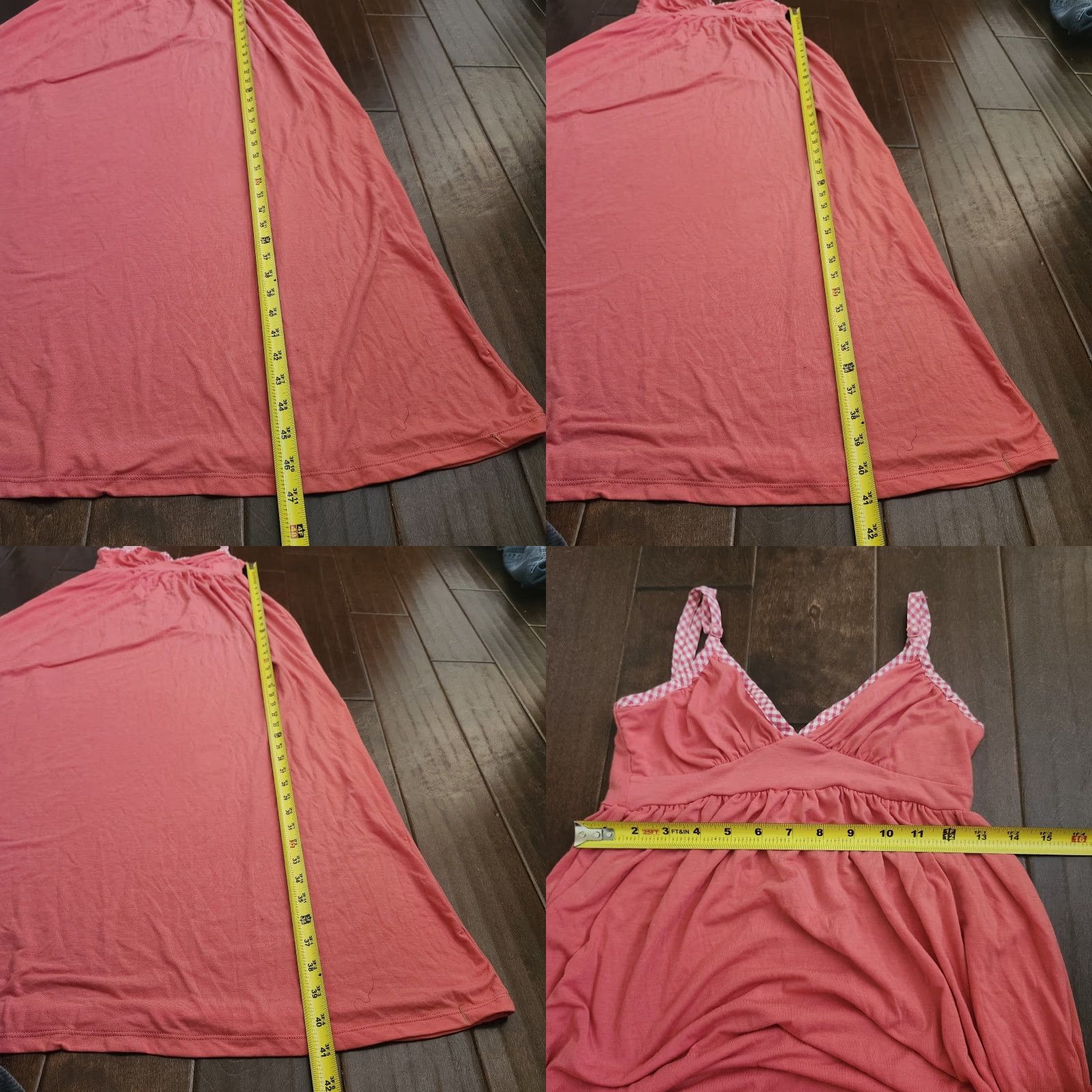 Vintage Poof Women's Pink Sleeveless Dress - Size S - Long Cotton Rayon Spandex, Solid, Casual Travel Party/Cocktail, Machine Washable Size S / US 4 / IT 40 - 8 Thumbnail