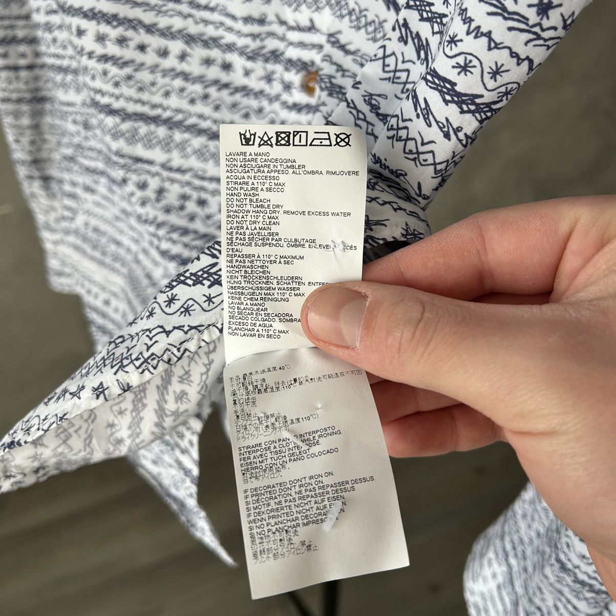 Vivienne Westwood Rare Vivienne Westwood Doodle Print Shirt Size US M / EU 48-50 / 2 - 7 Thumbnail