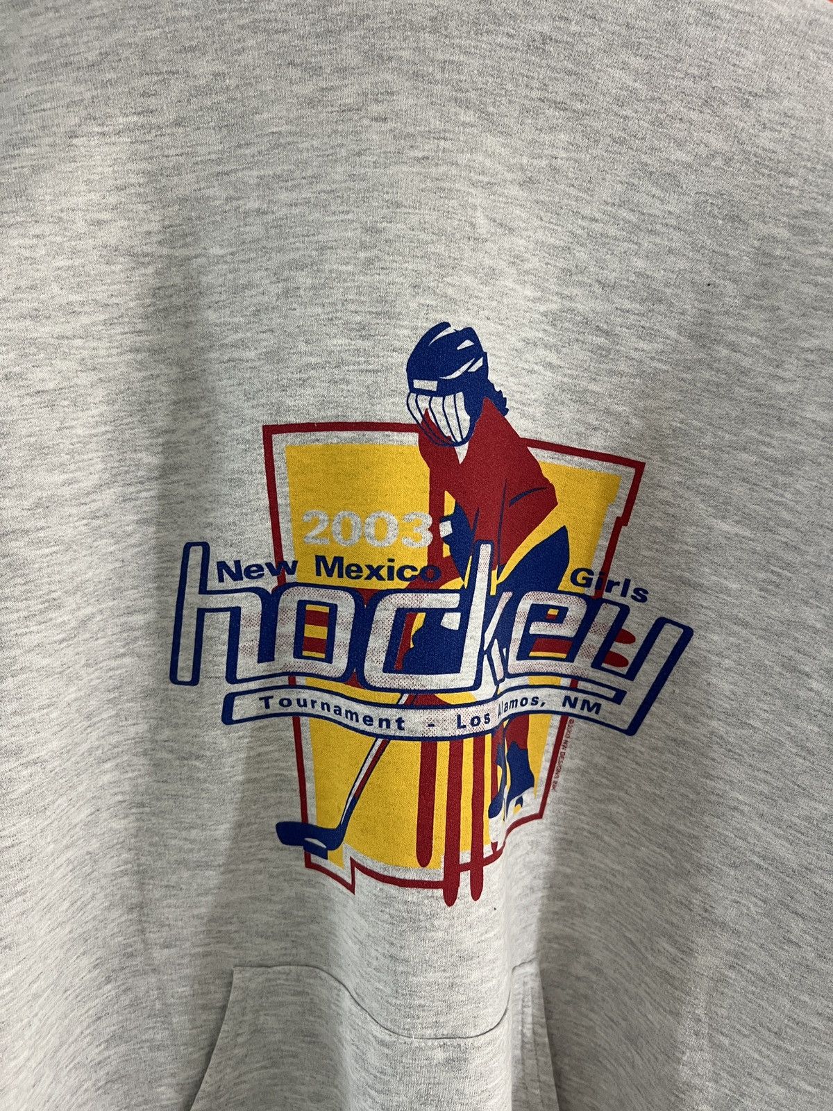 Jerzees Vintage 2003 Hokey Hoodie Size US XL / EU 56 / 4 - 2 Thumbnail