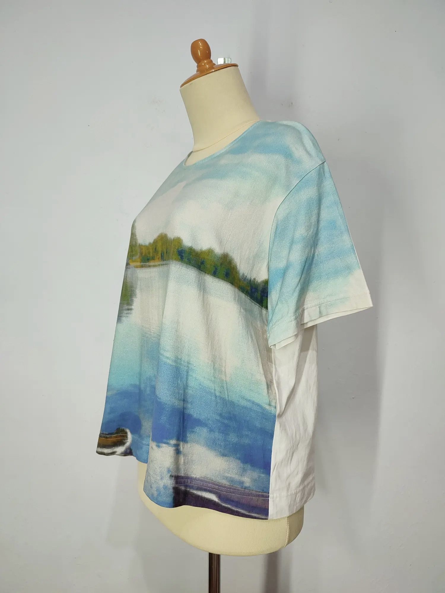 Ne-Net RARE🔥Nenet 🇯🇵 by Issey Miyake Beautiful Art Tshirt Size M / US 6-8 / IT 42-44 - 6 Thumbnail