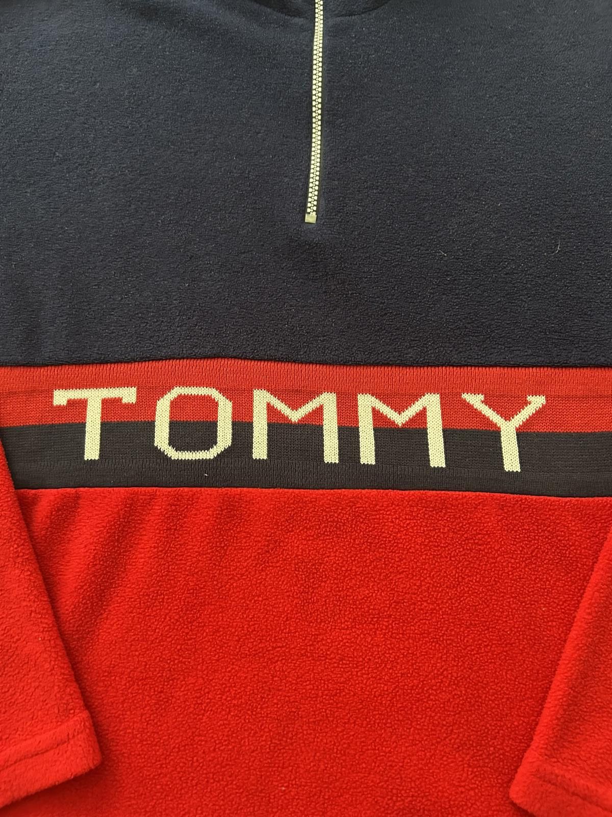 Tommy Hilfiger Bootleg Tommy Fleece Half-Zip Pullover Size US L / EU 52-54 / 3 - 2 Thumbnail