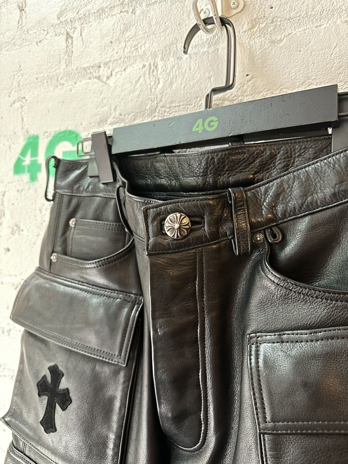 Chrome Hearts CHROME HEARTS PATCHED CROSS PATCH FATIGUE CARGO Size US 33 - 3 Thumbnail