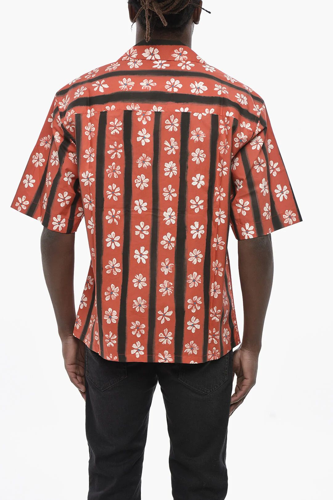 Marni og1mm0326 Cotton Bowling Shirt in Red Size US L / EU 52-54 / 3 - 2 Thumbnail