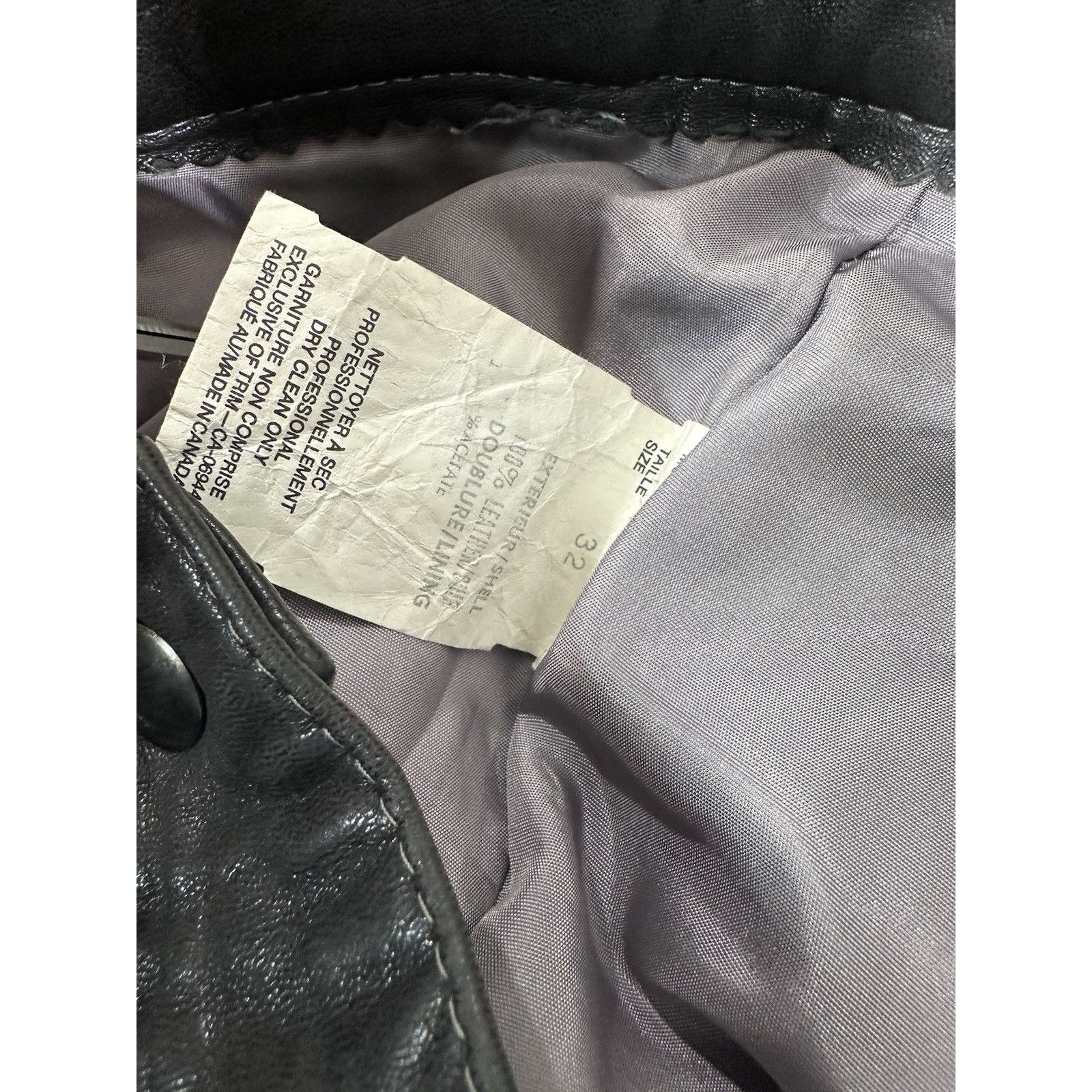 Vintage Vintage Bilermain Leather Pants Made In Canada Biker Motorcy Size US 32 / EU 48 - 6 Thumbnail