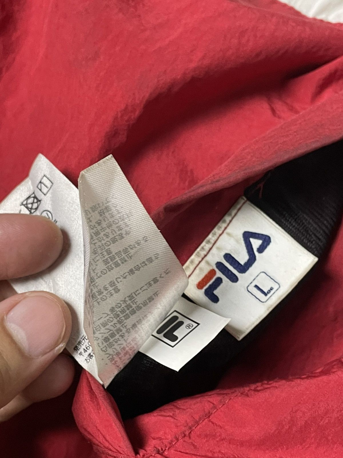 Fila × Japanese Brand × Vintage Vintage FILA Colourblock Windbreaker (134) Size US L / EU 52-54 / 3 - 7 Thumbnail