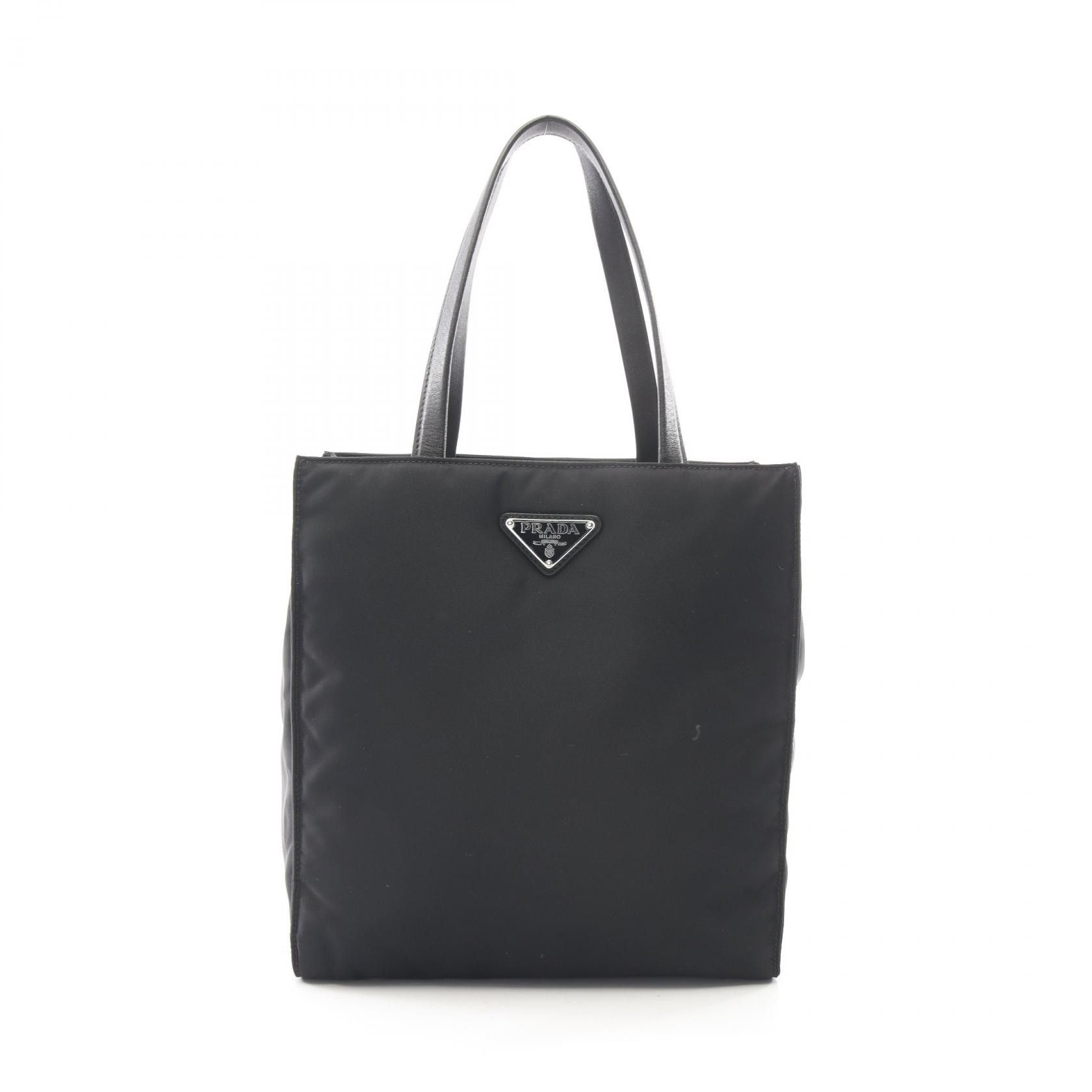Prada Prada Prada Re-Nylon Nylon Leather Tote Bag Leather Tote Bag 1BG426 DUTY FREE for USA Size ONE SIZE - 1 Thumbnail