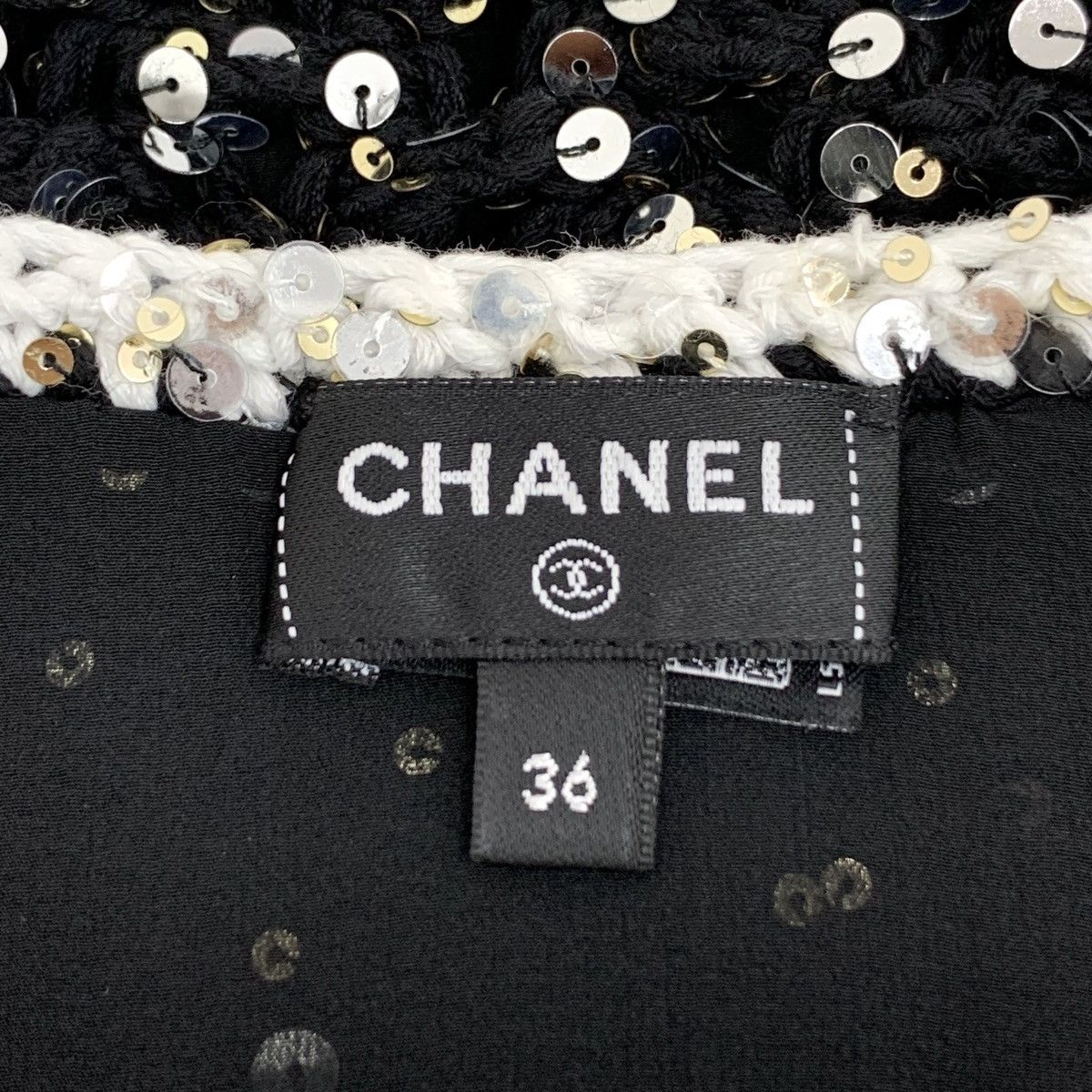 Chanel Chanel Sequin & Rhinestone Sleeveless Camisole Top K26WX Size XS / US 0-2 / IT 36-38 - 5 Thumbnail