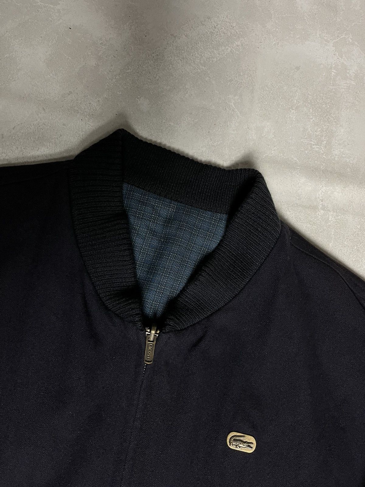 Lacoste Vintage Reversible 90s Lacoste Wool Bomber Varsity Jacket Size US L / EU 52-54 / 3 - 10 Thumbnail