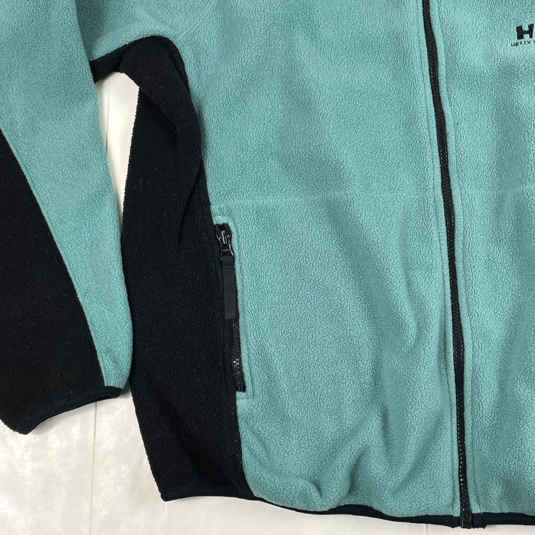 Helly Hansen VINTAGE Helly Hansen Jacket Mens L Blue Full Zip Fleece Hiking Skiing Teal Size US L / EU 52-54 / 3 - 5 Thumbnail
