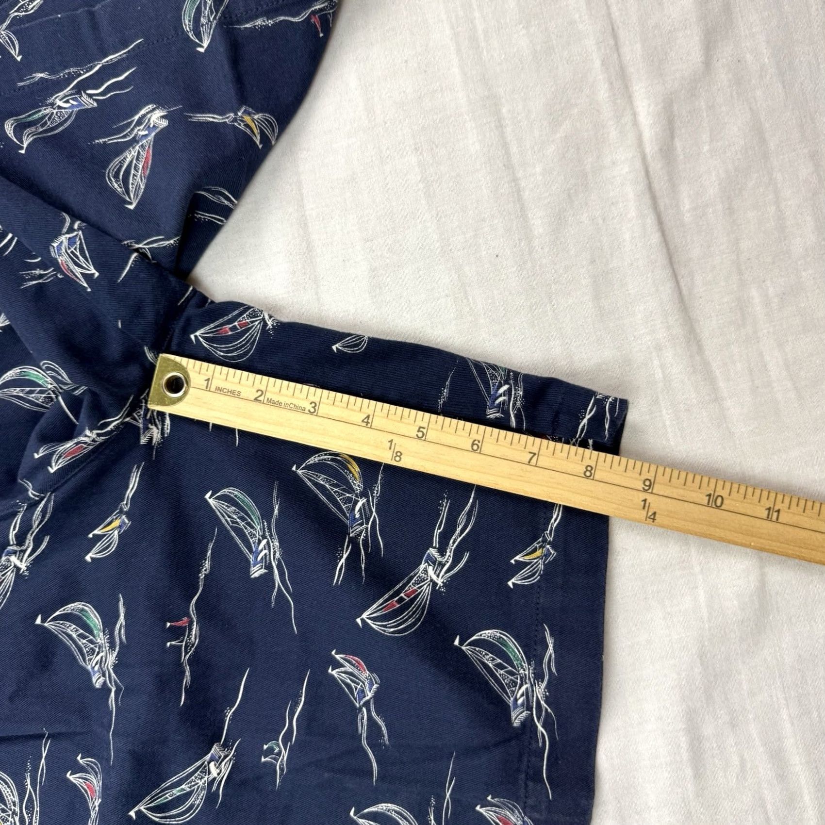 Vintage Vintage Liz Sport Sailboat Shorts Womens 8 Hipster Beach Preppy 90s Y2K Boho Size 30" / US 8 / IT 44 - 6 Thumbnail