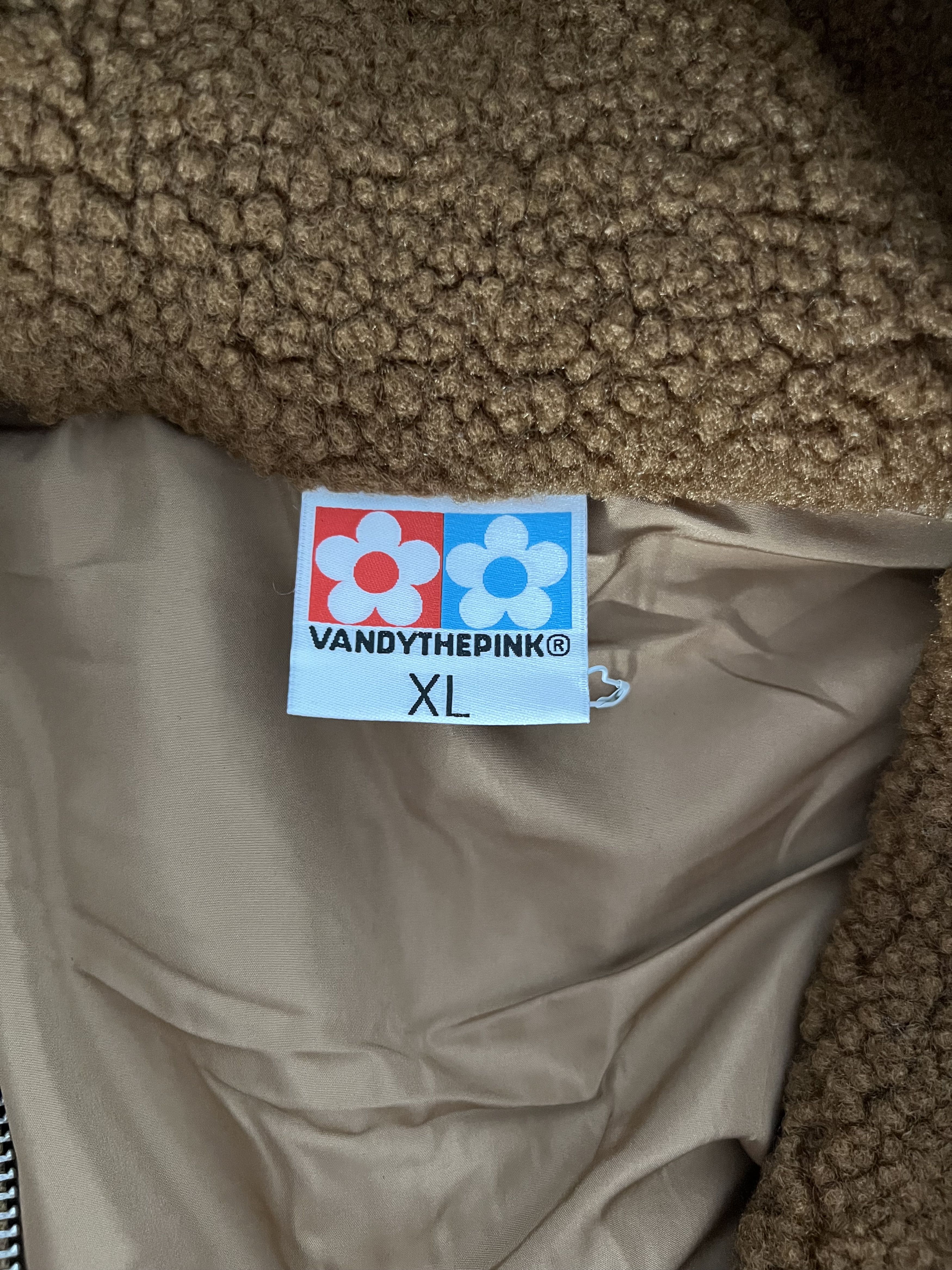 Vandy The Pink Vandy The Pink Kangaroo Fleece Jacket in Brown Size US XL / EU 56 / 4 - 7 Thumbnail