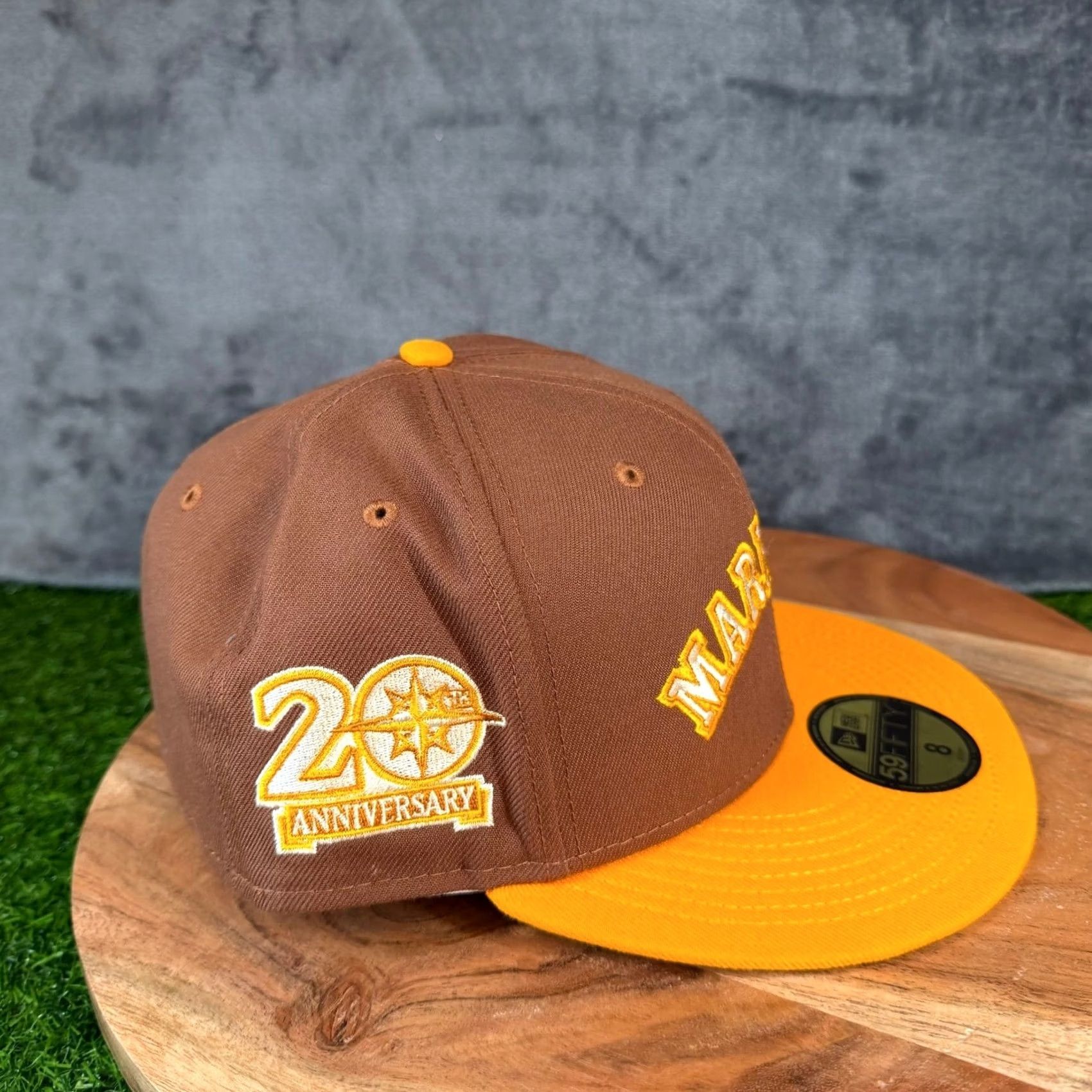 New Era New Era 59FIFTY Seattle Mariners Hat Mens Size 8 Brown Yellow Fitted Cap NWT Size ONE SIZE - 3 Thumbnail