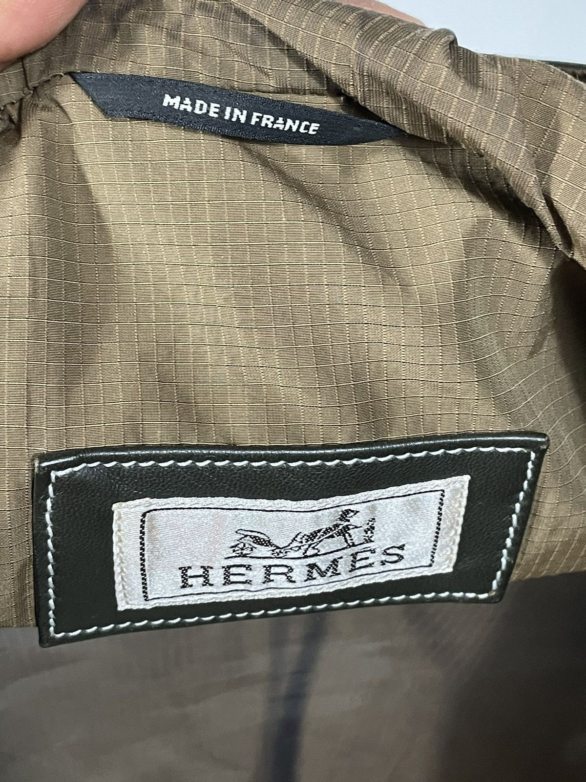 Hermes Hermes Leather K-way Jacket Size US S / EU 44-46 / 1 - 9 Thumbnail