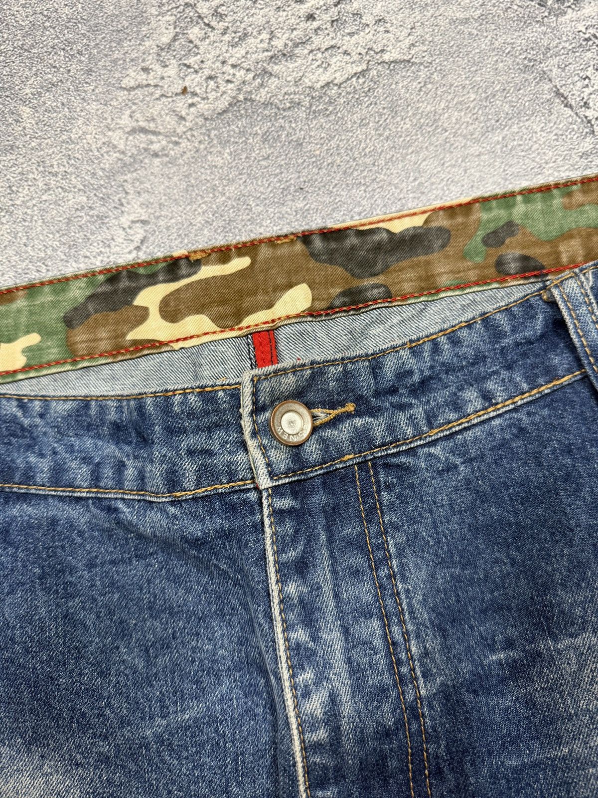 Hysteric Glamour CRAZY VINTAGE JAPAN STYLE JEANS y2k if six was nine style Size US 38 / EU 54 - 9 Thumbnail