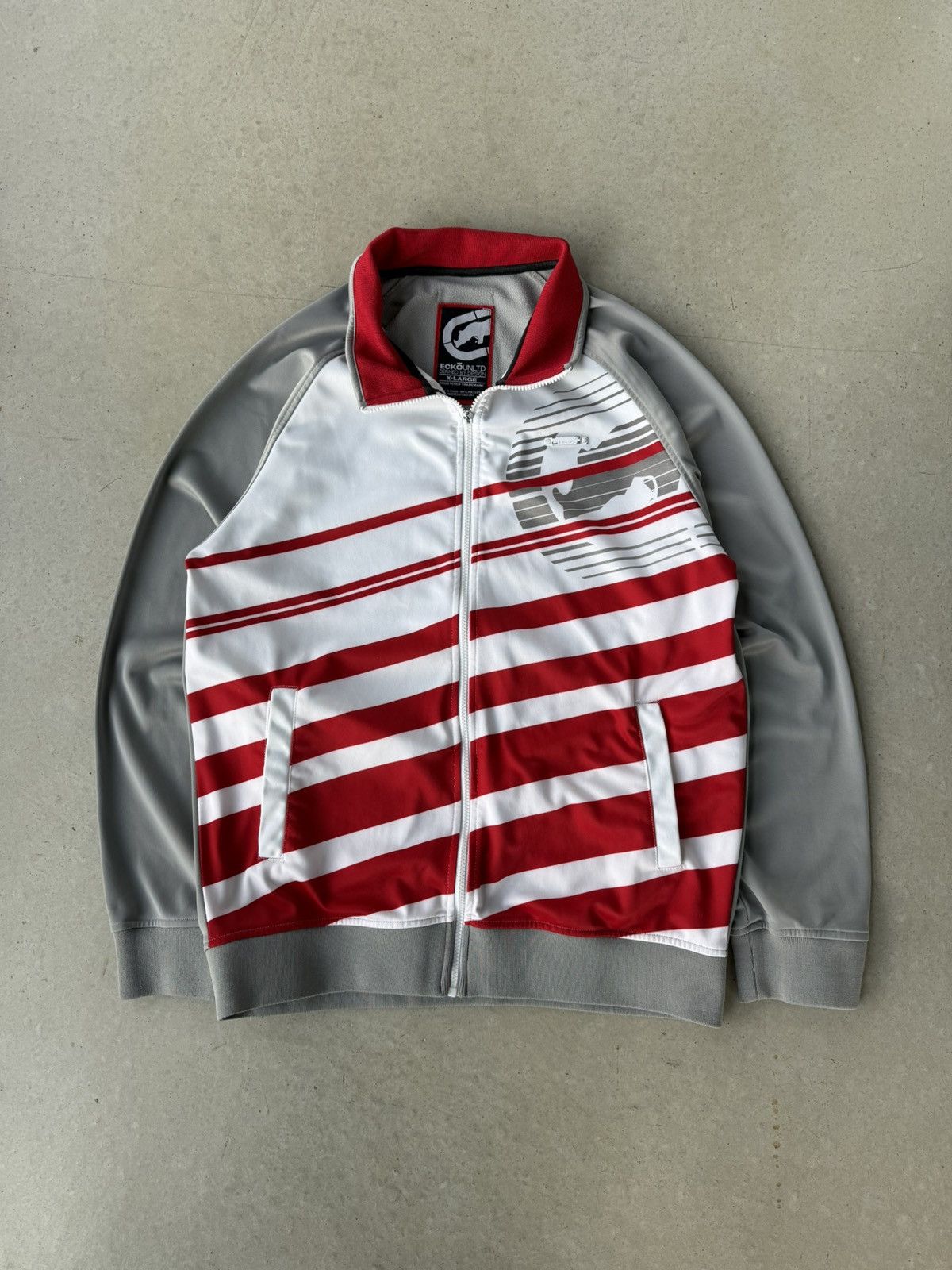 Ecko Unltd. Vintage Y2K Ecko Unltd. Zip Up Track Jacket Size US XL / EU 56 / 4 - 1 Thumbnail