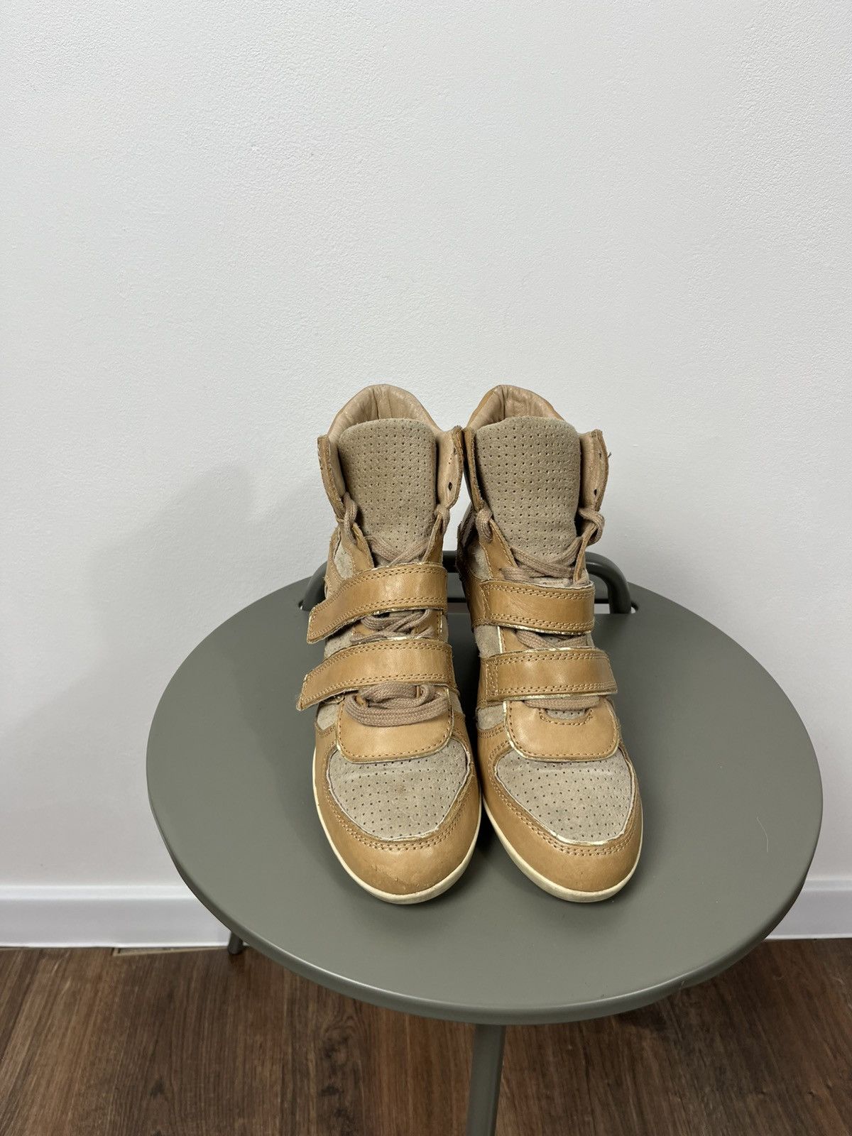 ASH Vintage ASH wedge sneakers beige brown size 40 Size US 9 / IT 39 - 4 Thumbnail