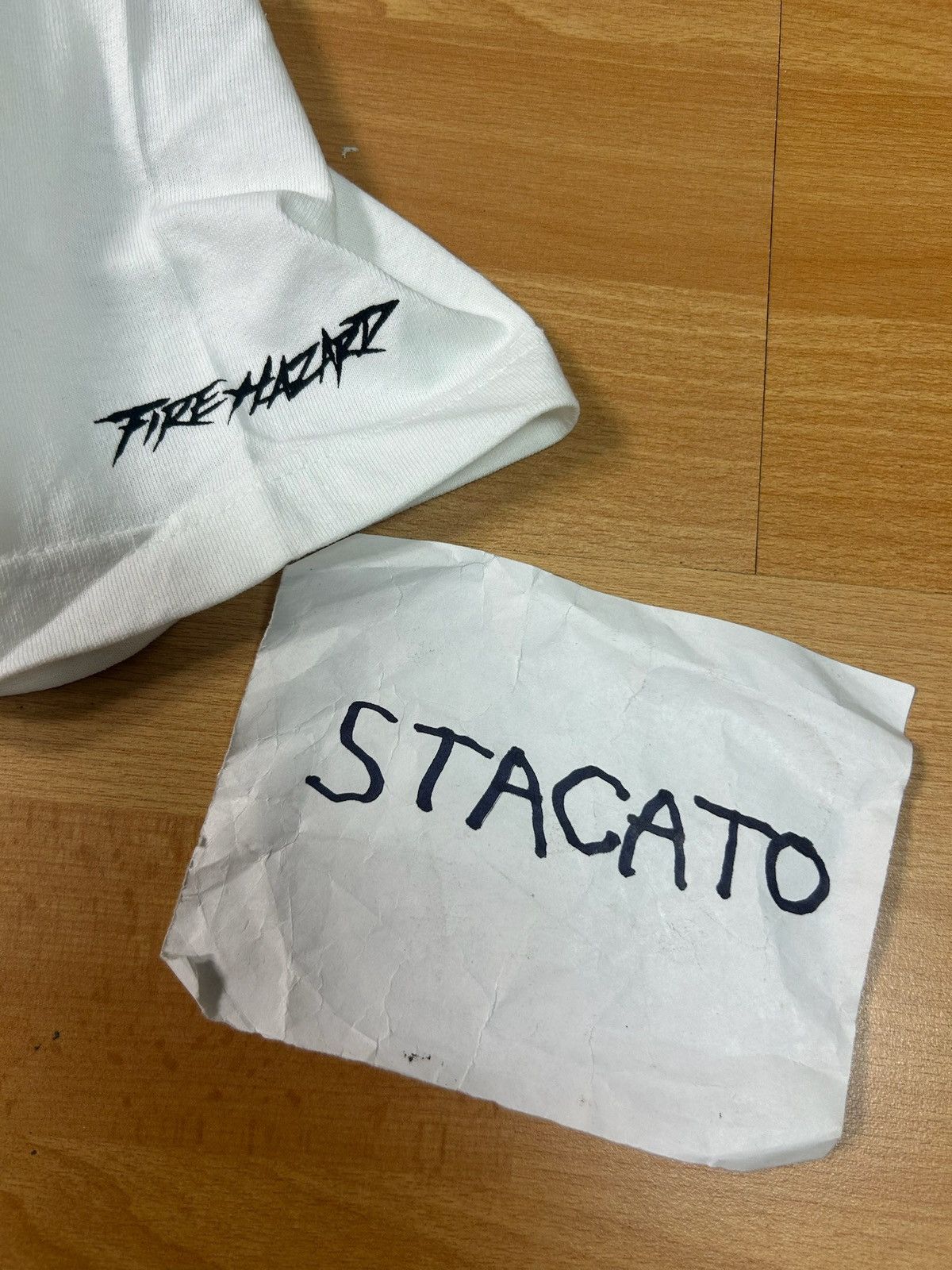 Gnarcotic × Rap Tees Gnarcotic Lil Gnar Fire Hazrd Tee White/Red Size US S / EU 44-46 / 1 - 5 Thumbnail