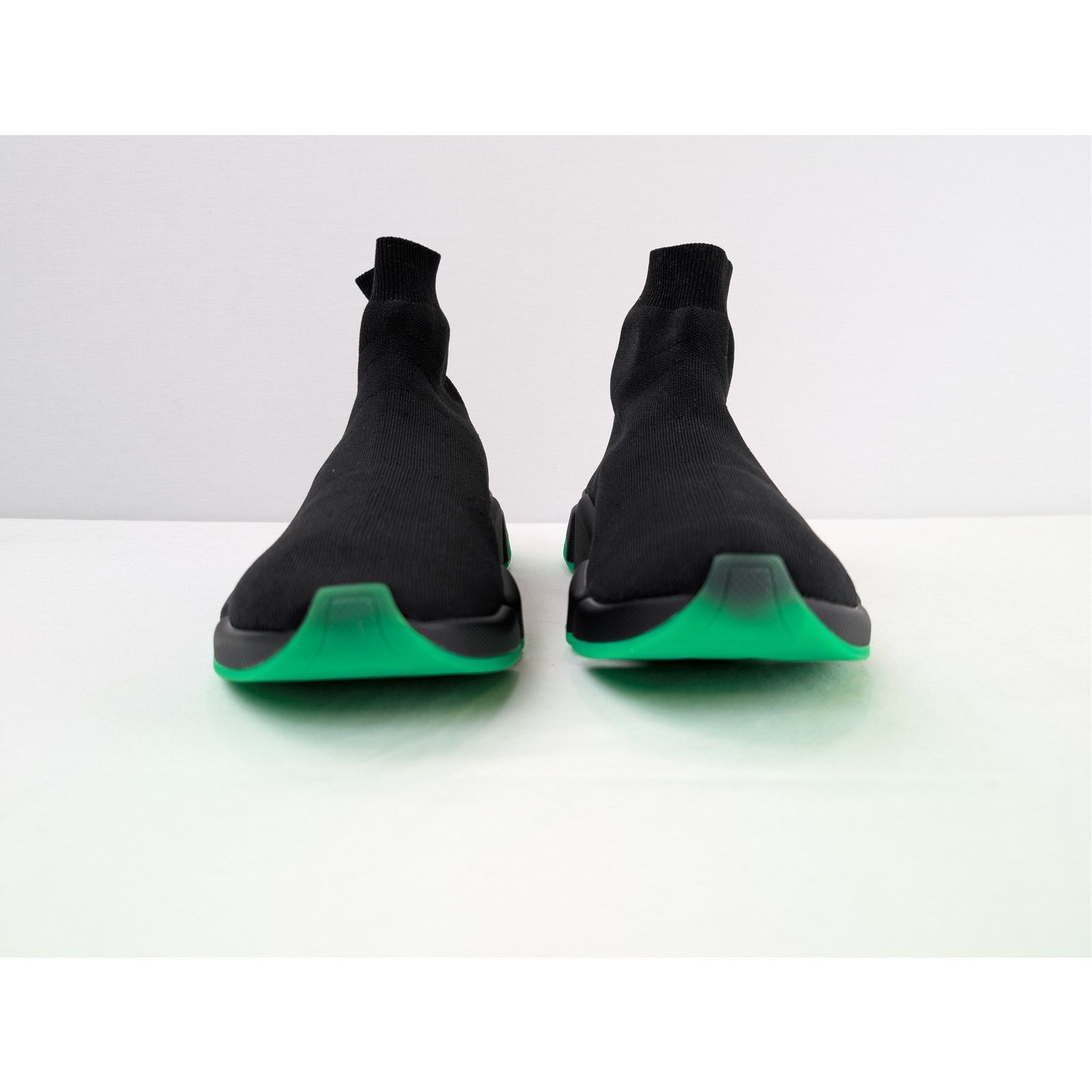 Balenciaga o1rshd1 Rec Knit/Clear Speed 2.0 Clearsole Sneakers in Black Size US 12 / EU 45 - 8 Thumbnail