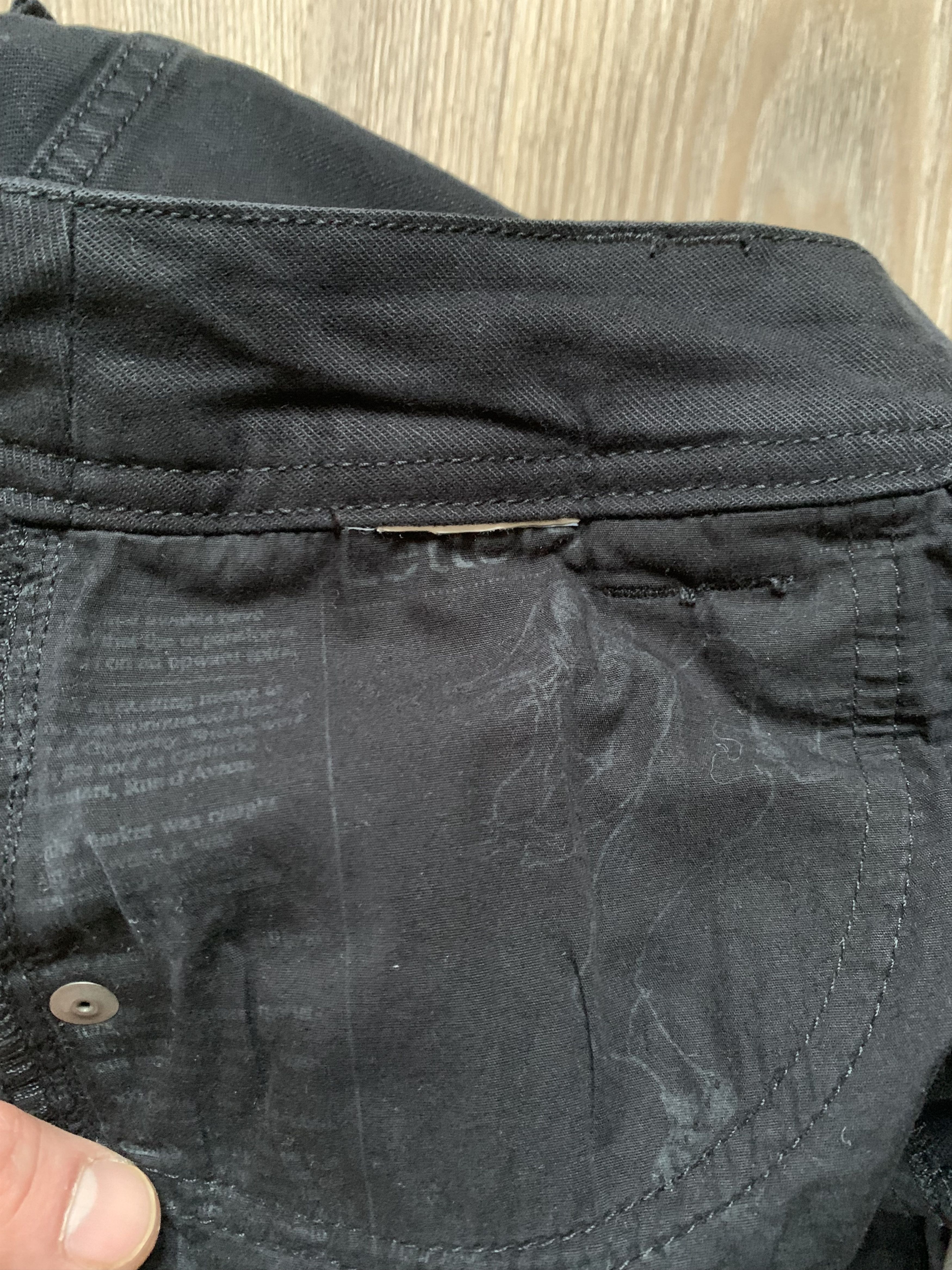 John Galliano Vintage Black Women's Jeans Wirh Glitter