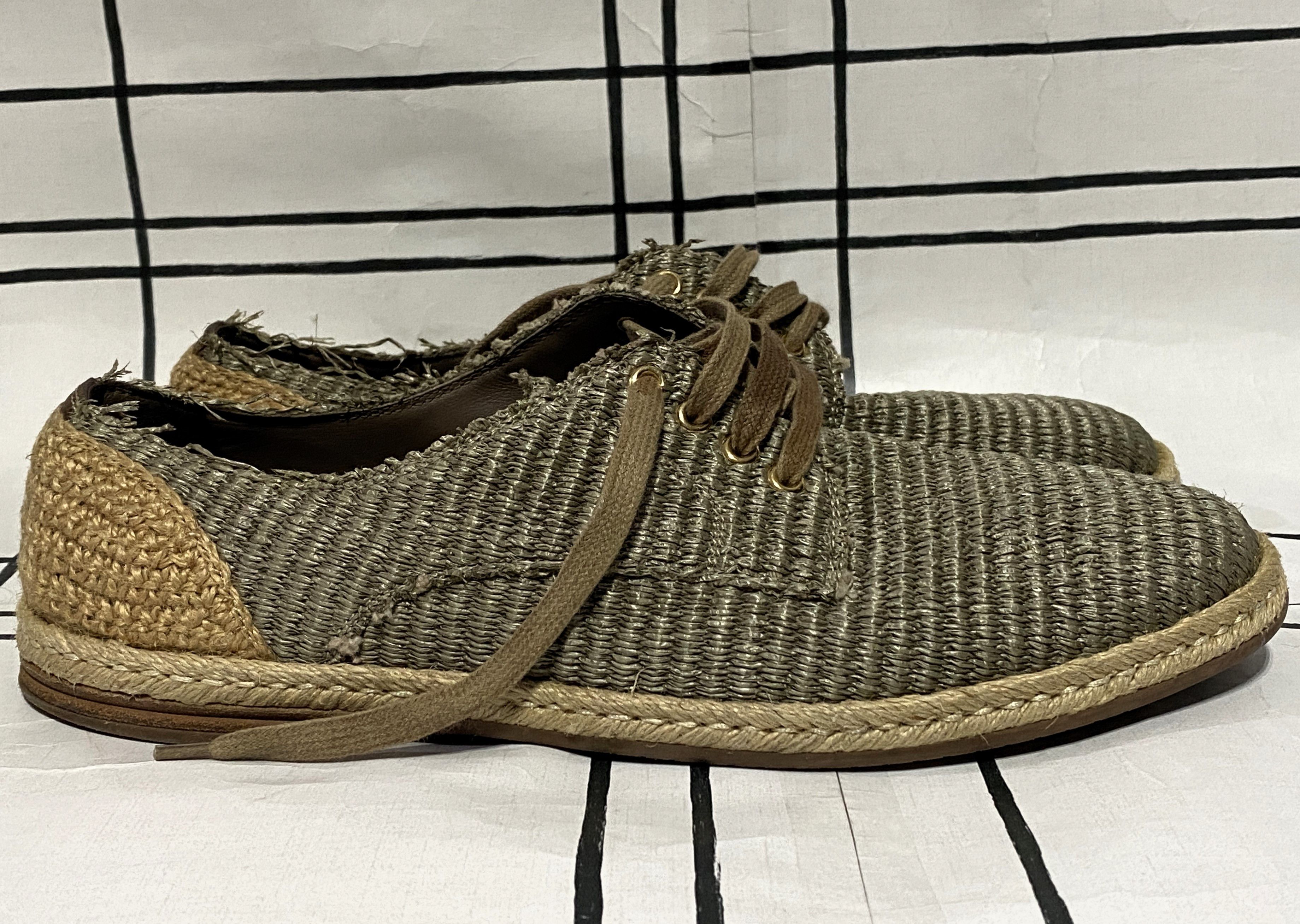 Dolce & Gabbana Dolce & Gabbana straw summer shoes Size US 8.5 / EU 41-42 - 13 Thumbnail