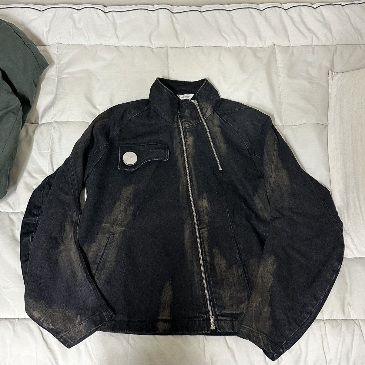 CMMAWEAR ARTICULATED SLEEVE JACKET BLACK DENIM MUD Size US M / EU 48-50 / 2 - 4 Thumbnail