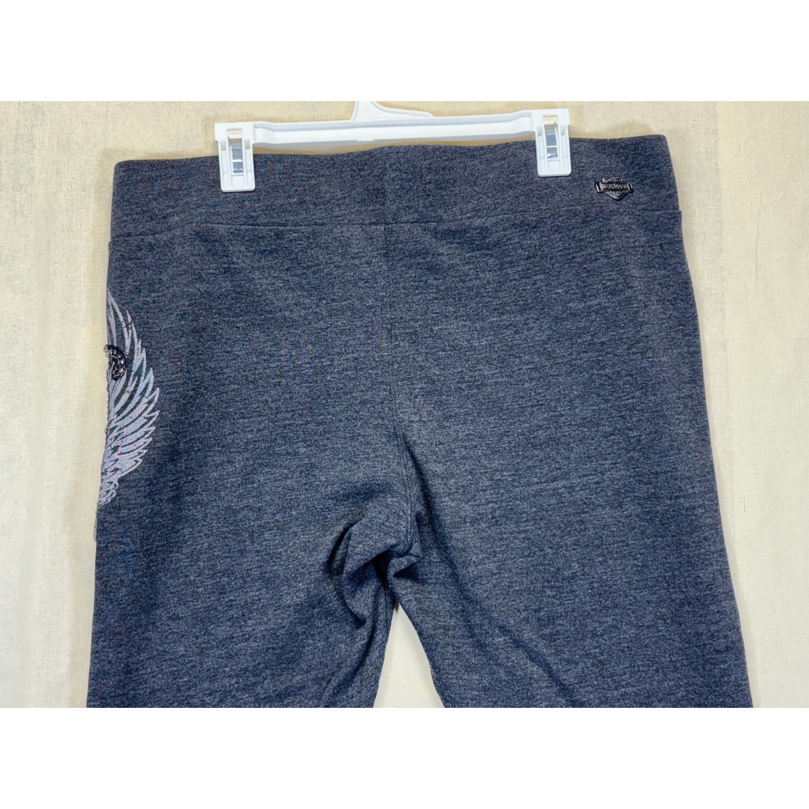Harley Davidson Harley Davidson Womens 2XL Yoga Pants Wing Logo Embellished Size 42" / US 20 - 10 Thumbnail