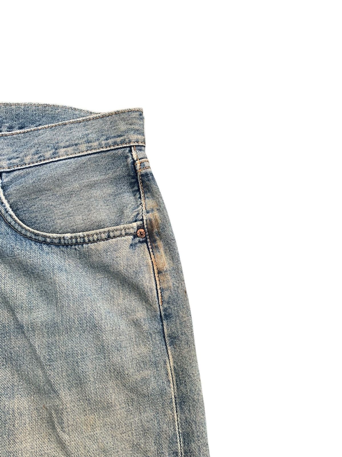 Kapital VINTAGE EDWIN 505 SELVEDGE SHORT JAPANESE DISTRESSED DENIM Size US 31 - 13 Thumbnail