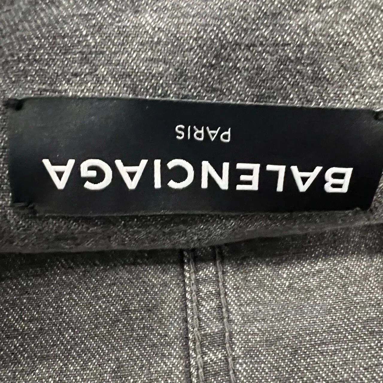 Balenciaga Balenciaga 2021 Black Denim Jacket. Size US XL / EU 56 / 4 - 2 Thumbnail
