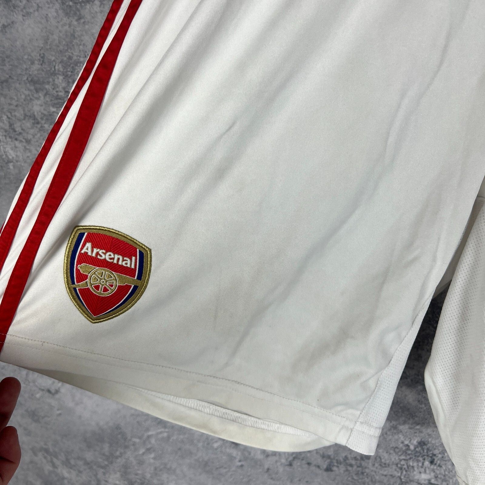 Adidas Adidas Arsenal Soccer Shorts Men's Size L White ` Size US 34 / EU 50 - 2 Thumbnail