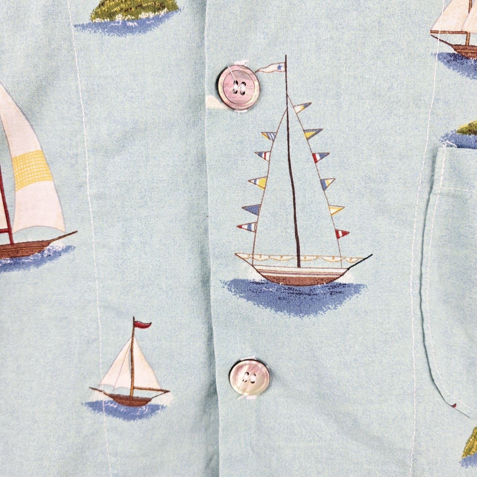 Other California Originals By Kathryn Shirt L Sail Boat Vintage Size US L / EU 52-54 / 3 - 5 Thumbnail