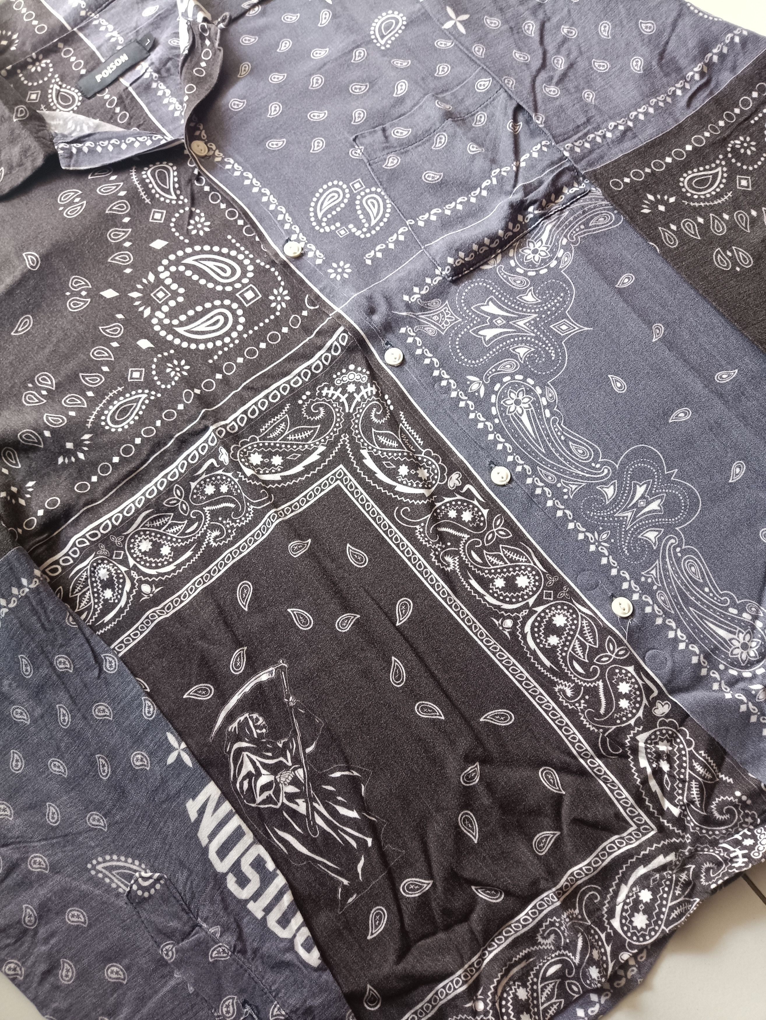 Other Bandana Paisley V shirt by Poison Size US L / EU 52-54 / 3 - 4 Thumbnail