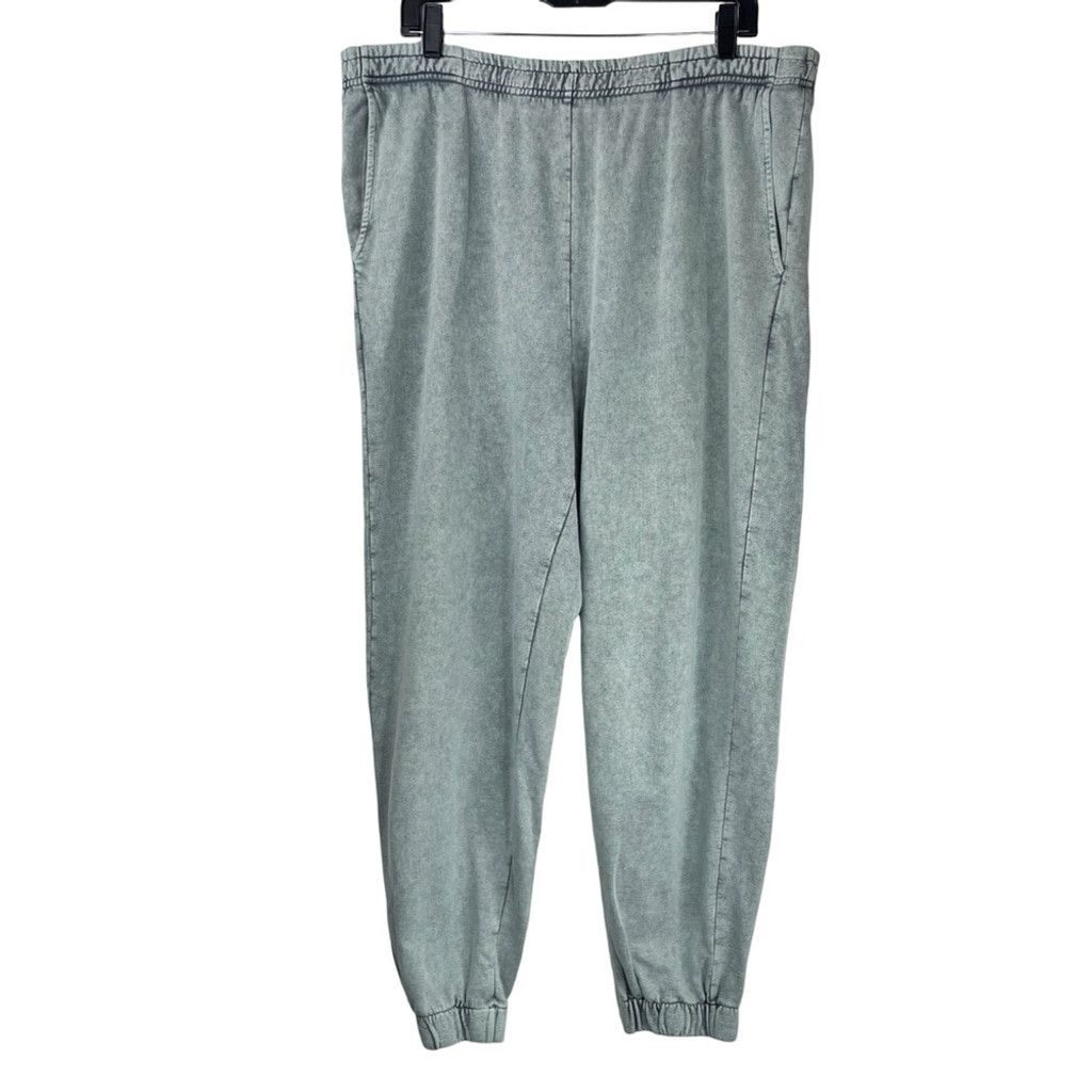 Asos ASOS Men's Aqua Green Bleached Designer Sweatpants/Jogger L Size US 34 / EU 50 - 1 Thumbnail