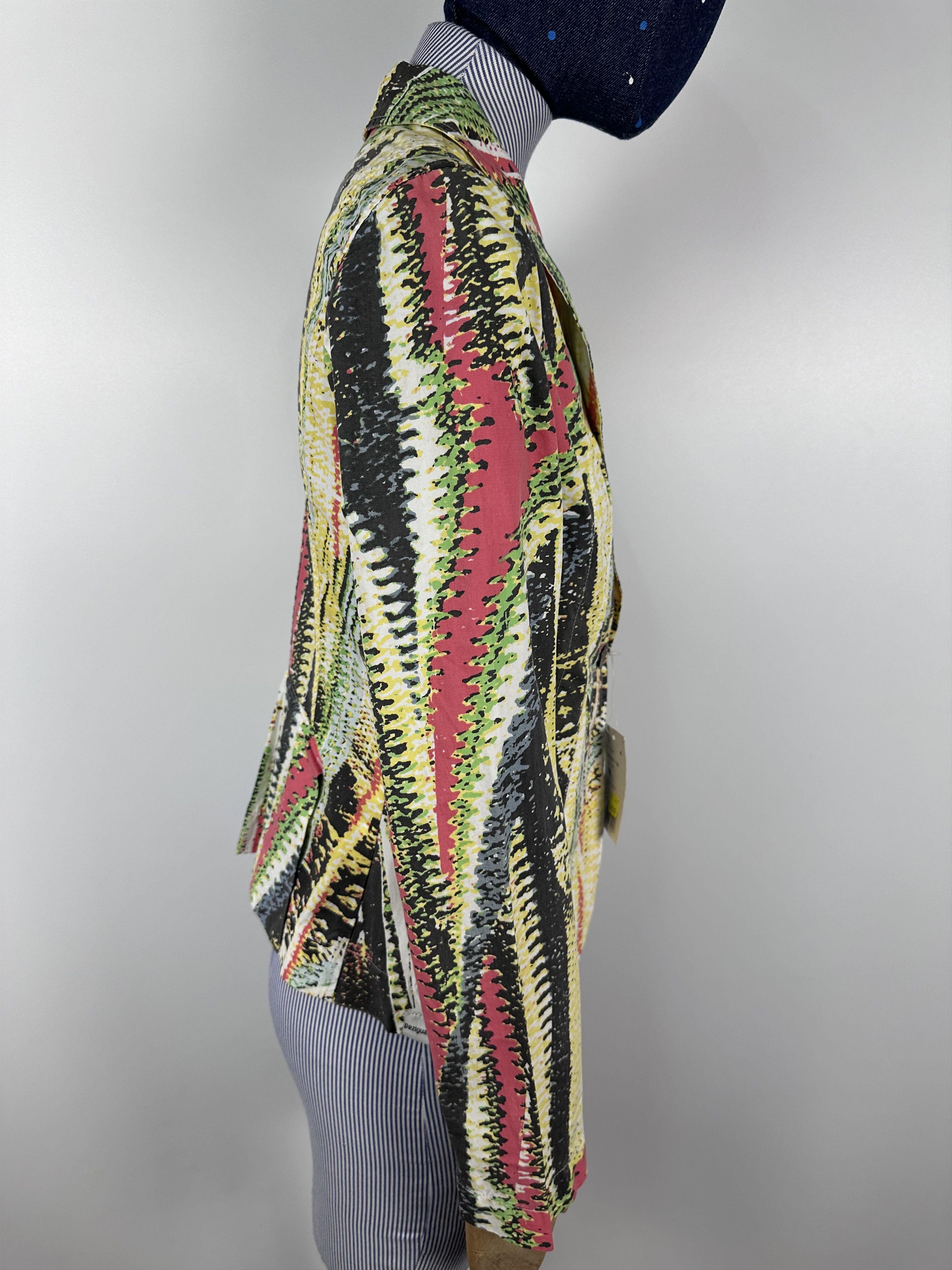 Desigual NWT DESIGUAL Womens Blazer Multicolored Size 36 Size XS / US 0-2 / IT 36-38 - 9 Thumbnail