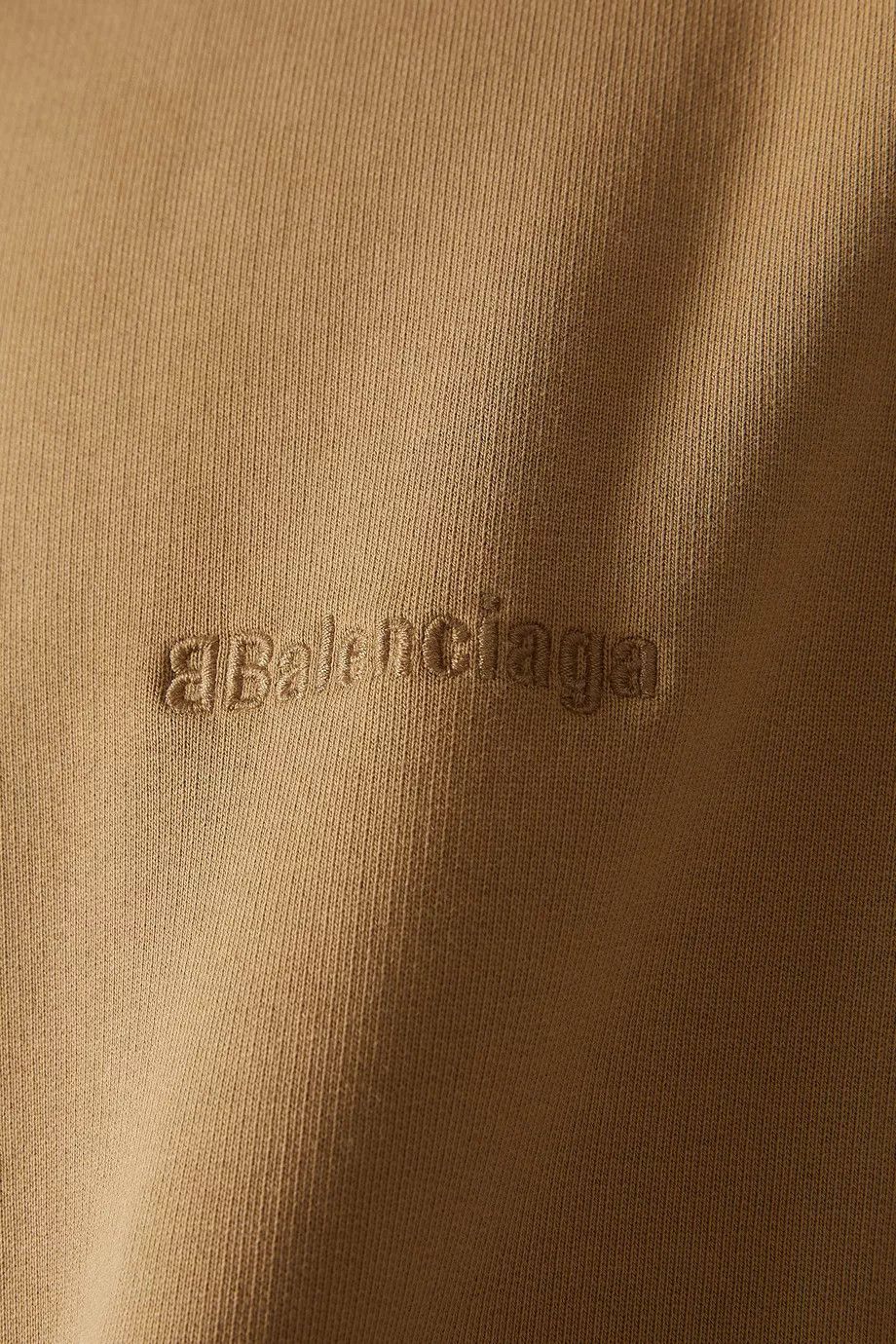 Balenciaga o1bcso1str1224 BB Corp Hoodie Medium Fit in Brown Size US M / EU 48-50 / 2 - 4 Thumbnail