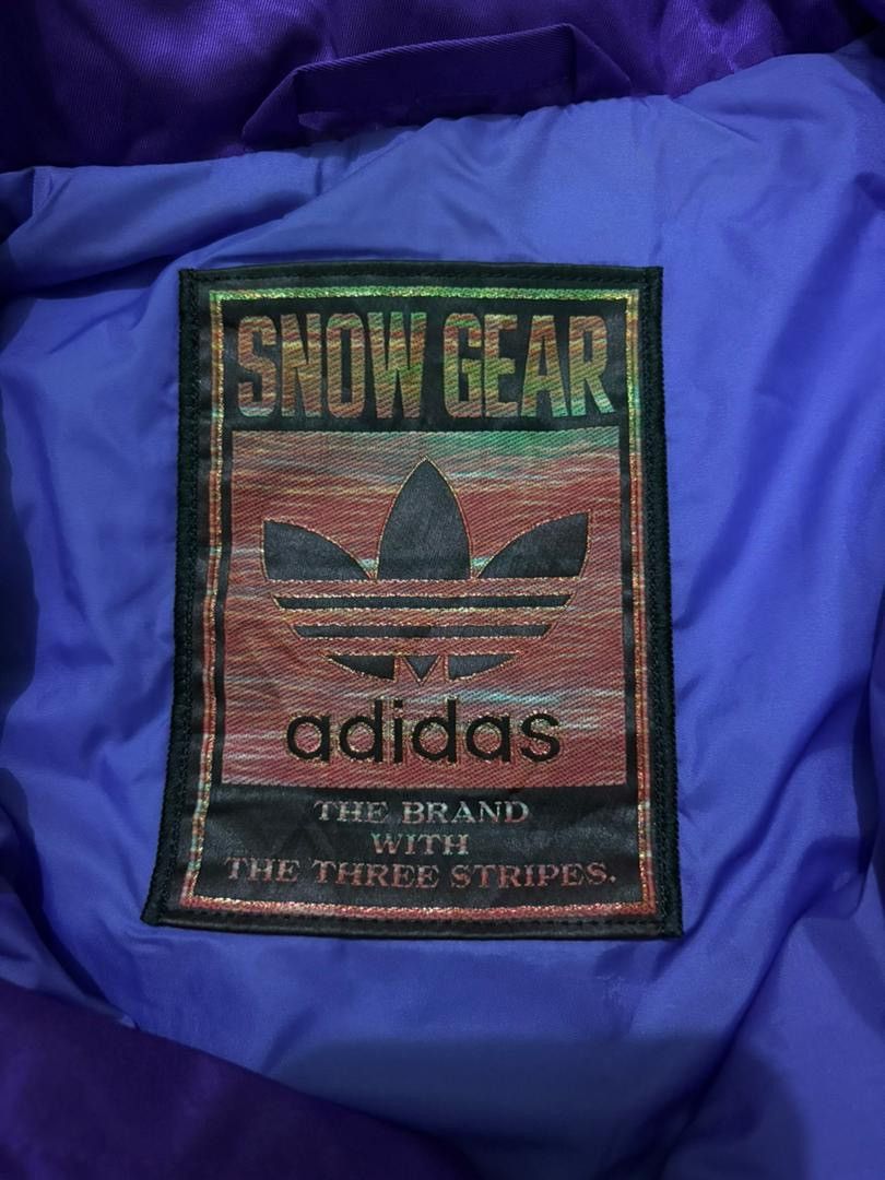 Adidas VTG 90’s Adidas Snow Gear The Three Stripe Big Logo Size US L / EU 52-54 / 3 - 11 Thumbnail
