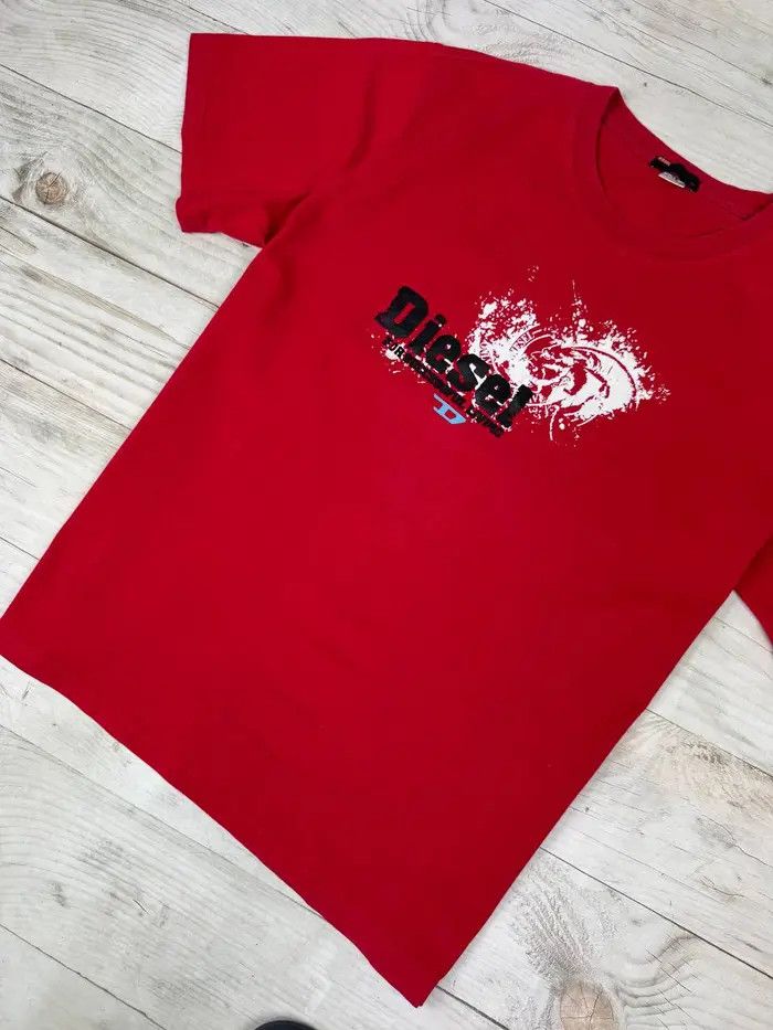 Diesel Vintage Diesel T-Shirt Japan Style Y2K Big Logo 90s Size US XXL / EU 58 / 5 - 3 Thumbnail