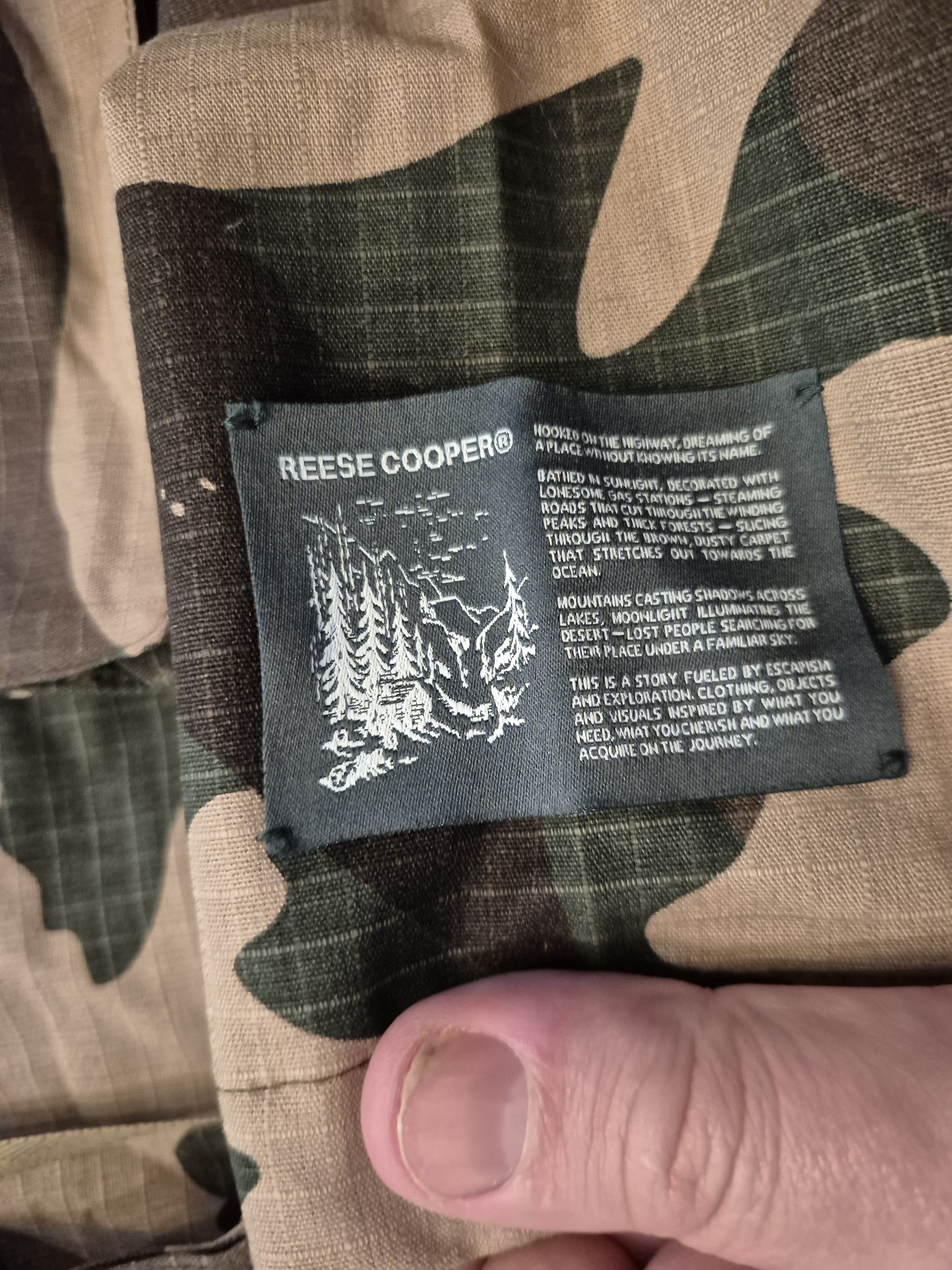Reese Cooper Reese Cooper Camo Modular Pocket Anorak Size Small Size US S / EU 44-46 / 1 - 4 Thumbnail