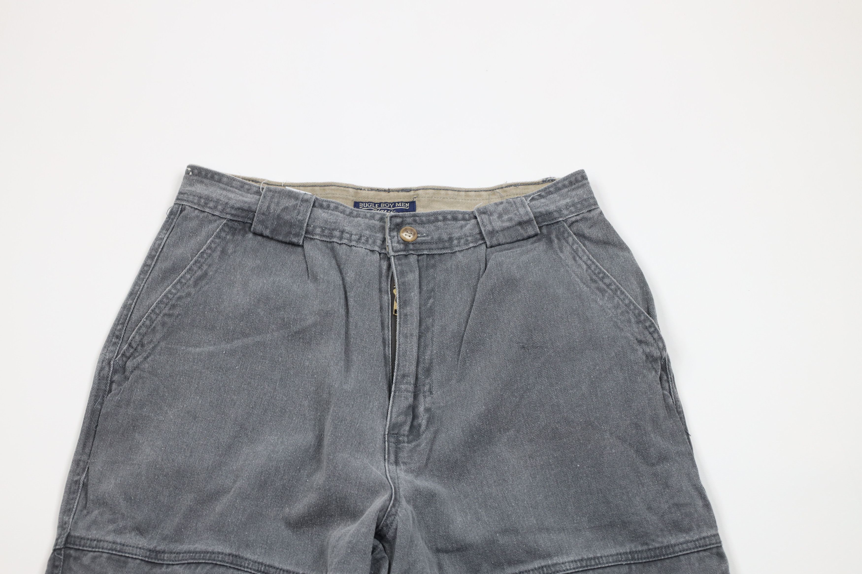 Vintage Vintage 90s Streetwear Stonewash Pocket Cargo Pants Gray Size US 28 / EU 44 - 2 Thumbnail