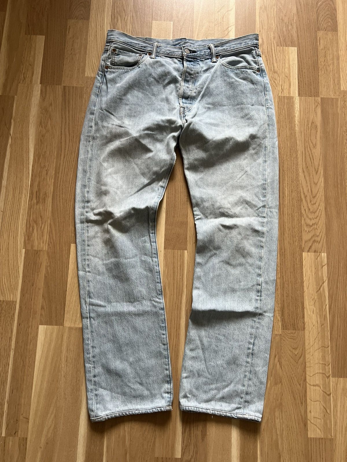 Levi's × Levi's Vintage Clothing × Vintage Levis vintage denim jeans pants 90s blue 501 Size US 36 / EU 52 - 6 Thumbnail