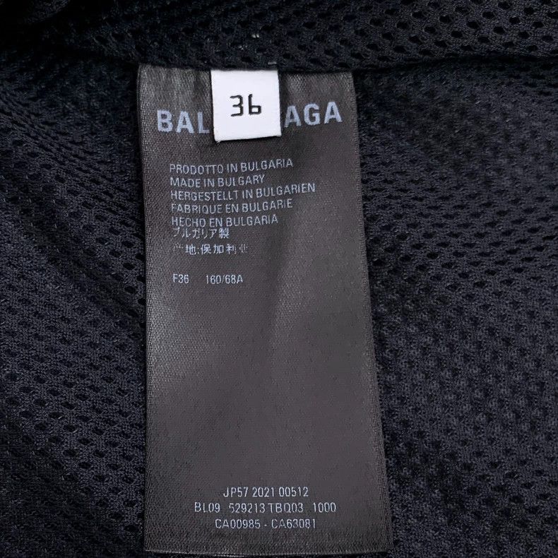 Balenciaga Balenciaga size 36 Color-block logo printed cotton lapel l Size US XS / EU 42 / 0 - 7 Thumbnail